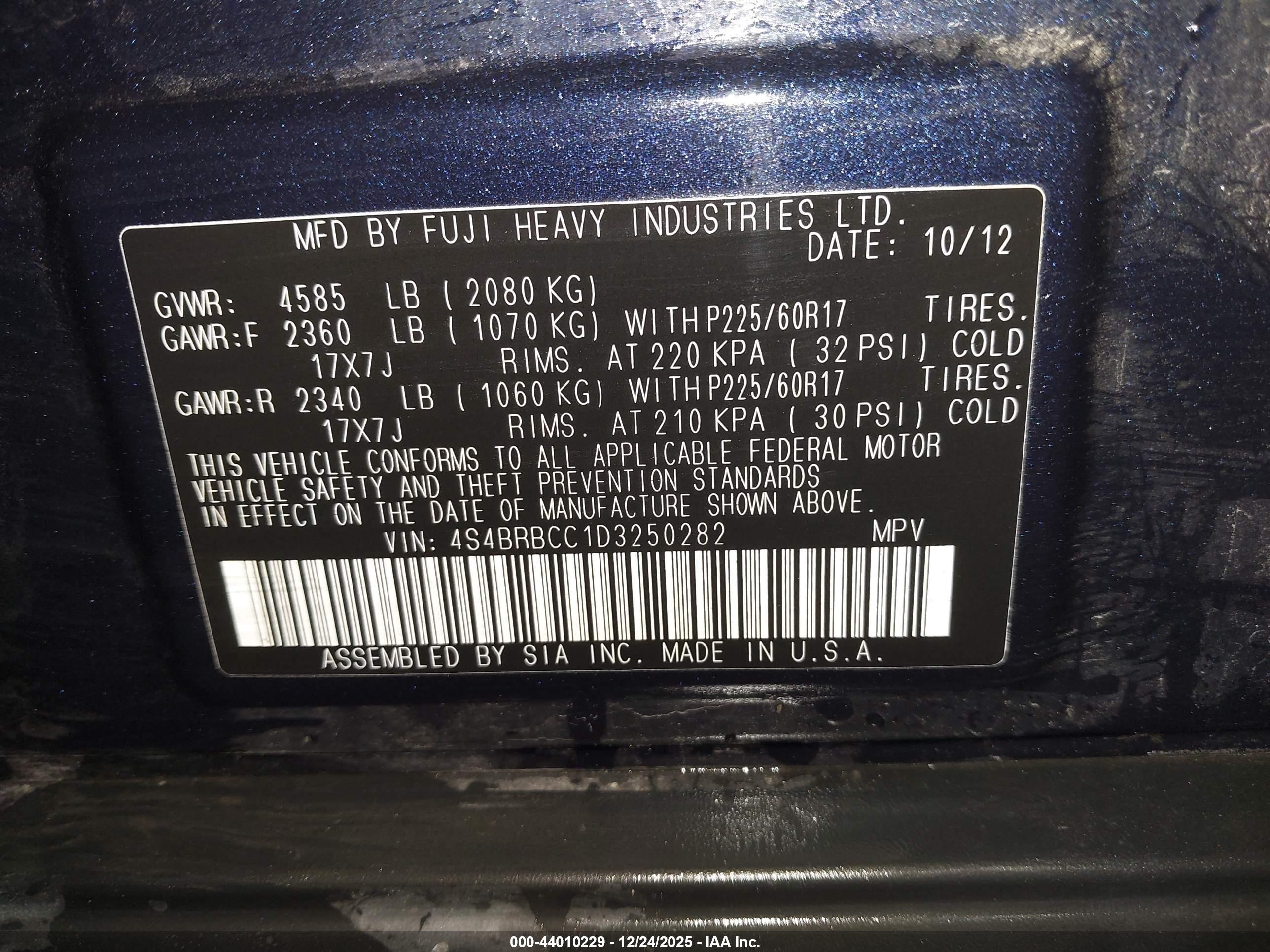 SUBARU OUTBACK image 9
