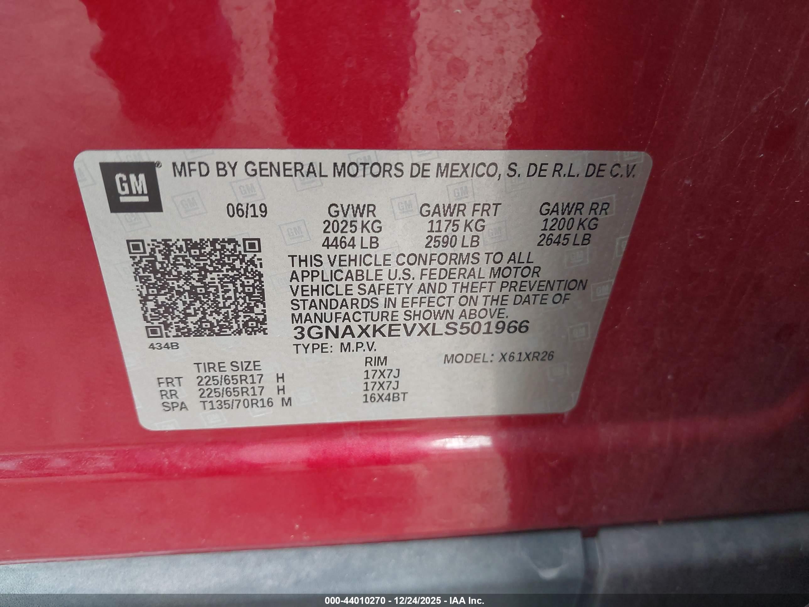 CHEVROLET EQUINOX image 9