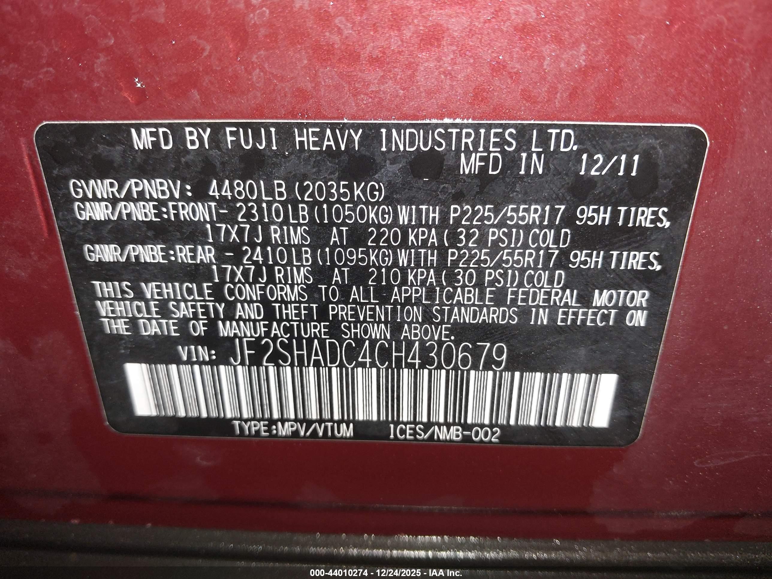 SUBARU FORESTER image 9