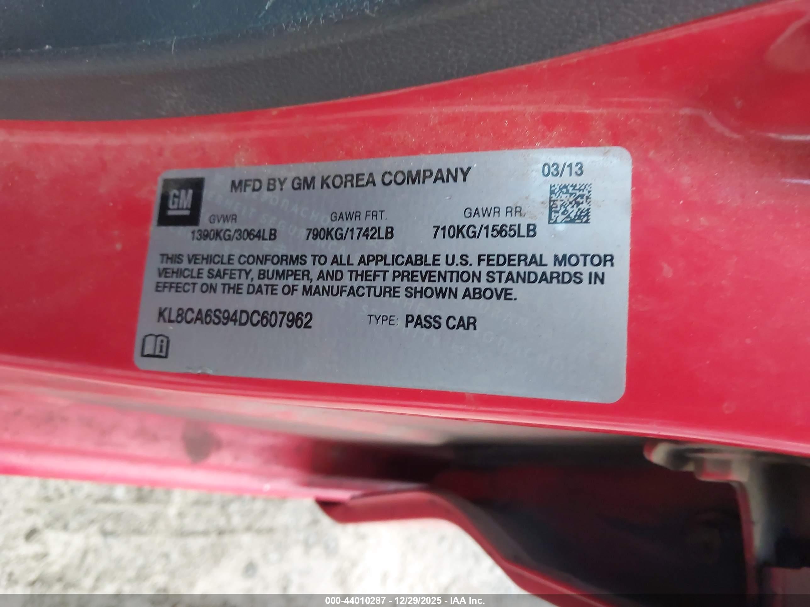 CHEVROLET SPARK image 9