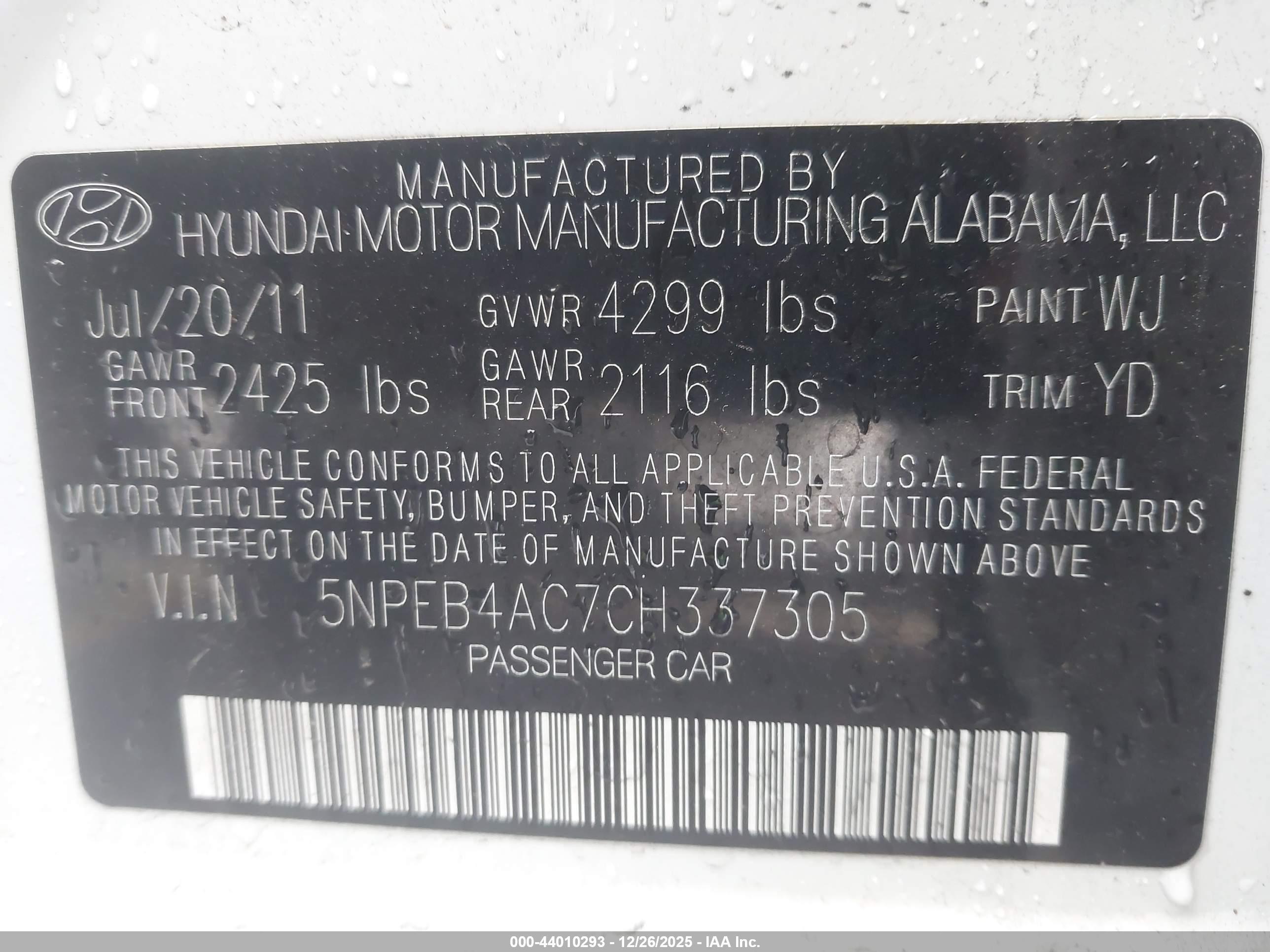 HYUNDAI SONATA image 9