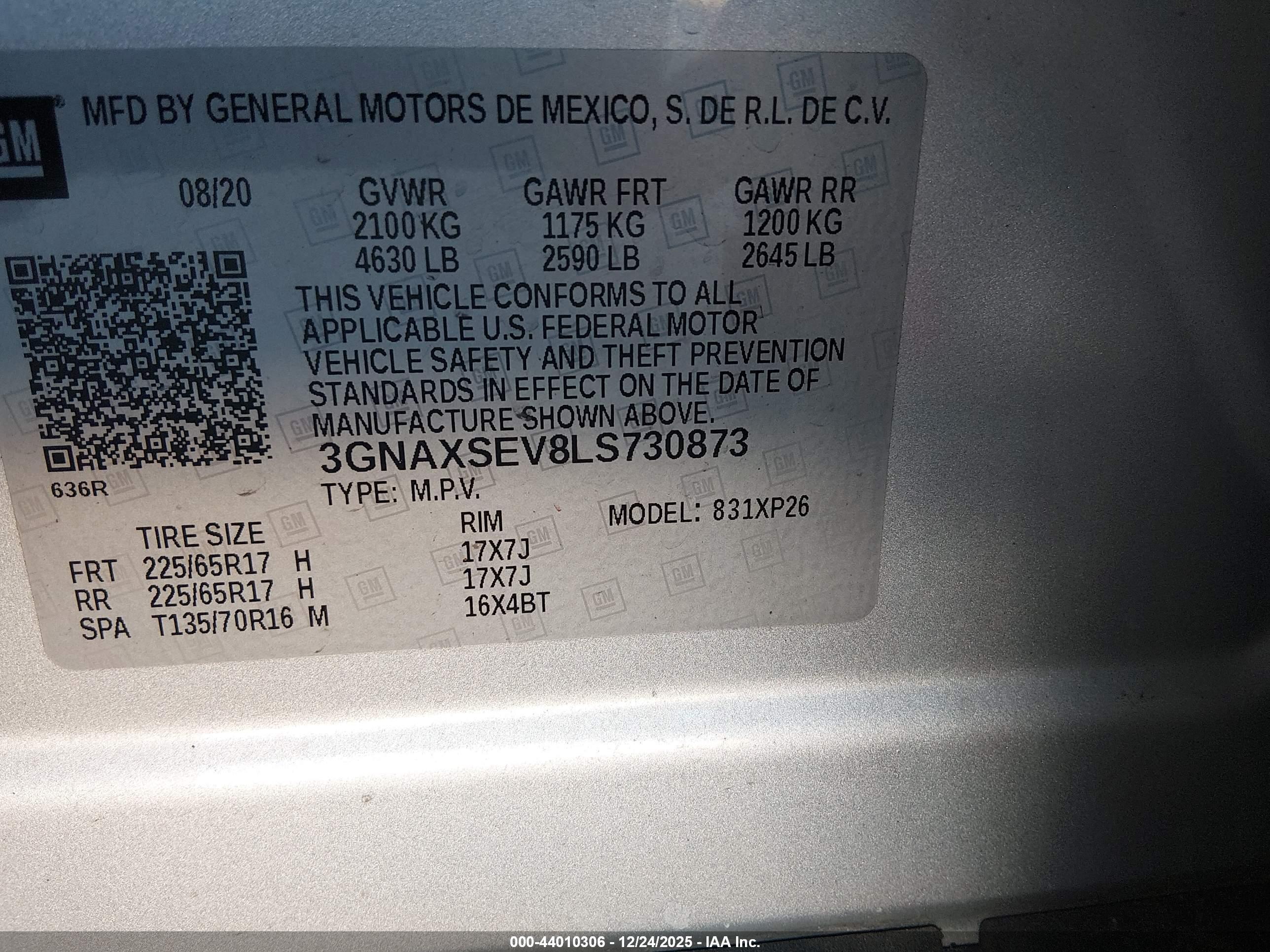 CHEVROLET EQUINOX image 9
