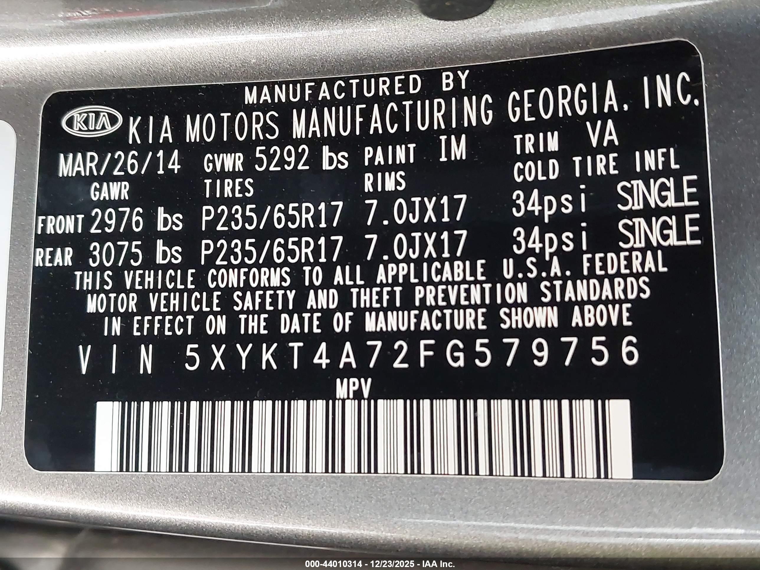 KIA SORENTO image 9
