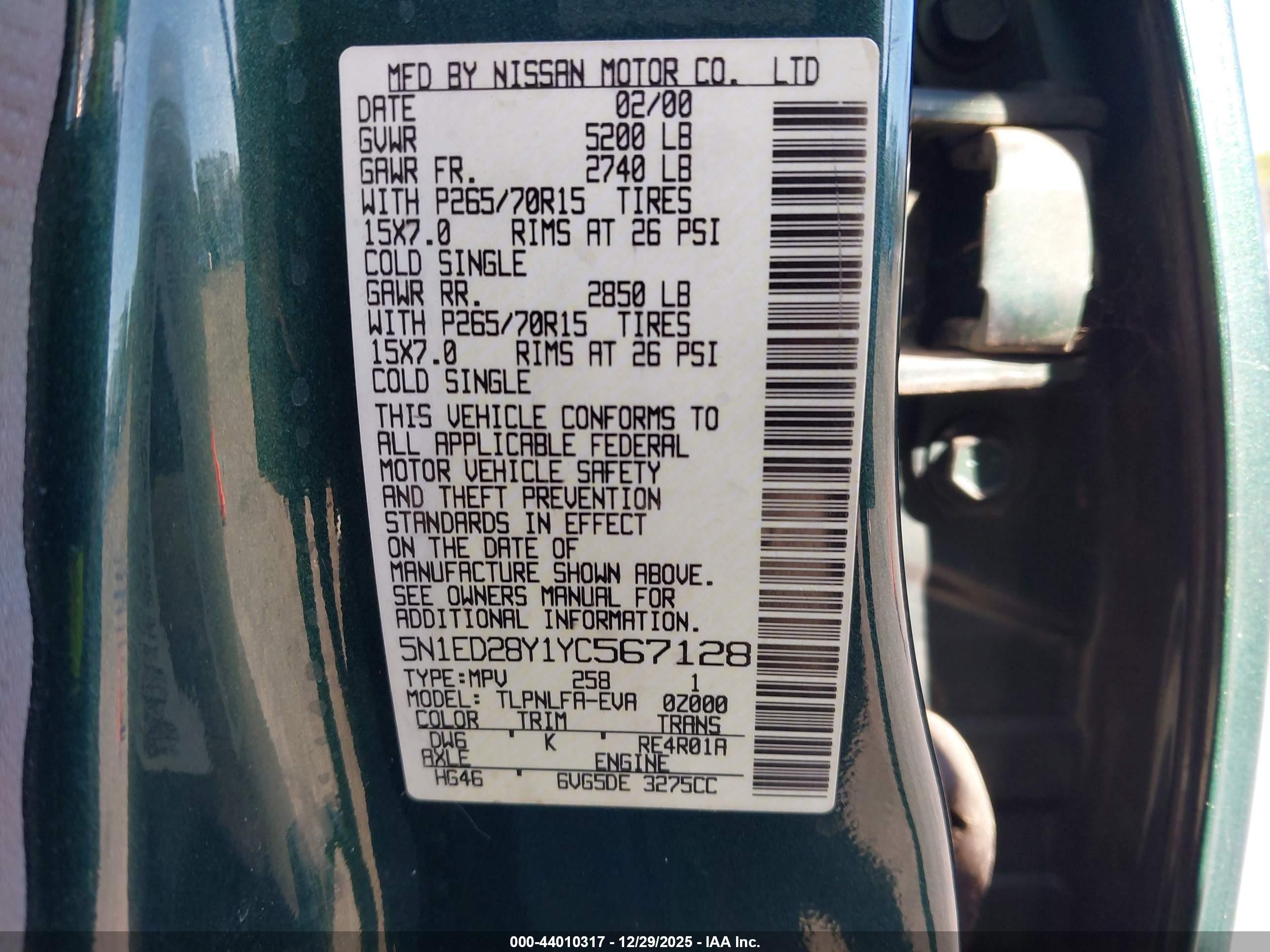 NISSAN XTERRA image 9