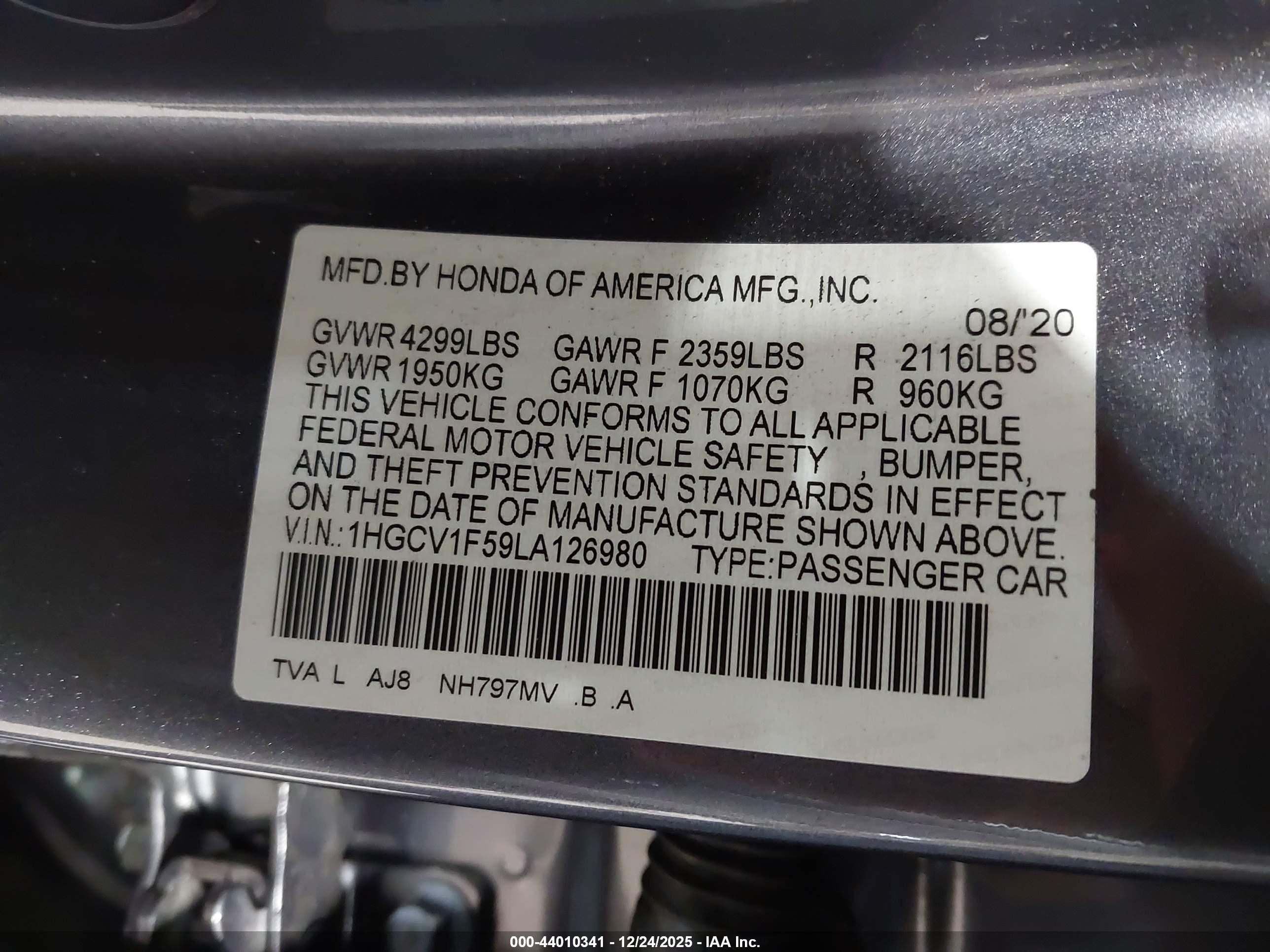 HONDA ACCORD image 9