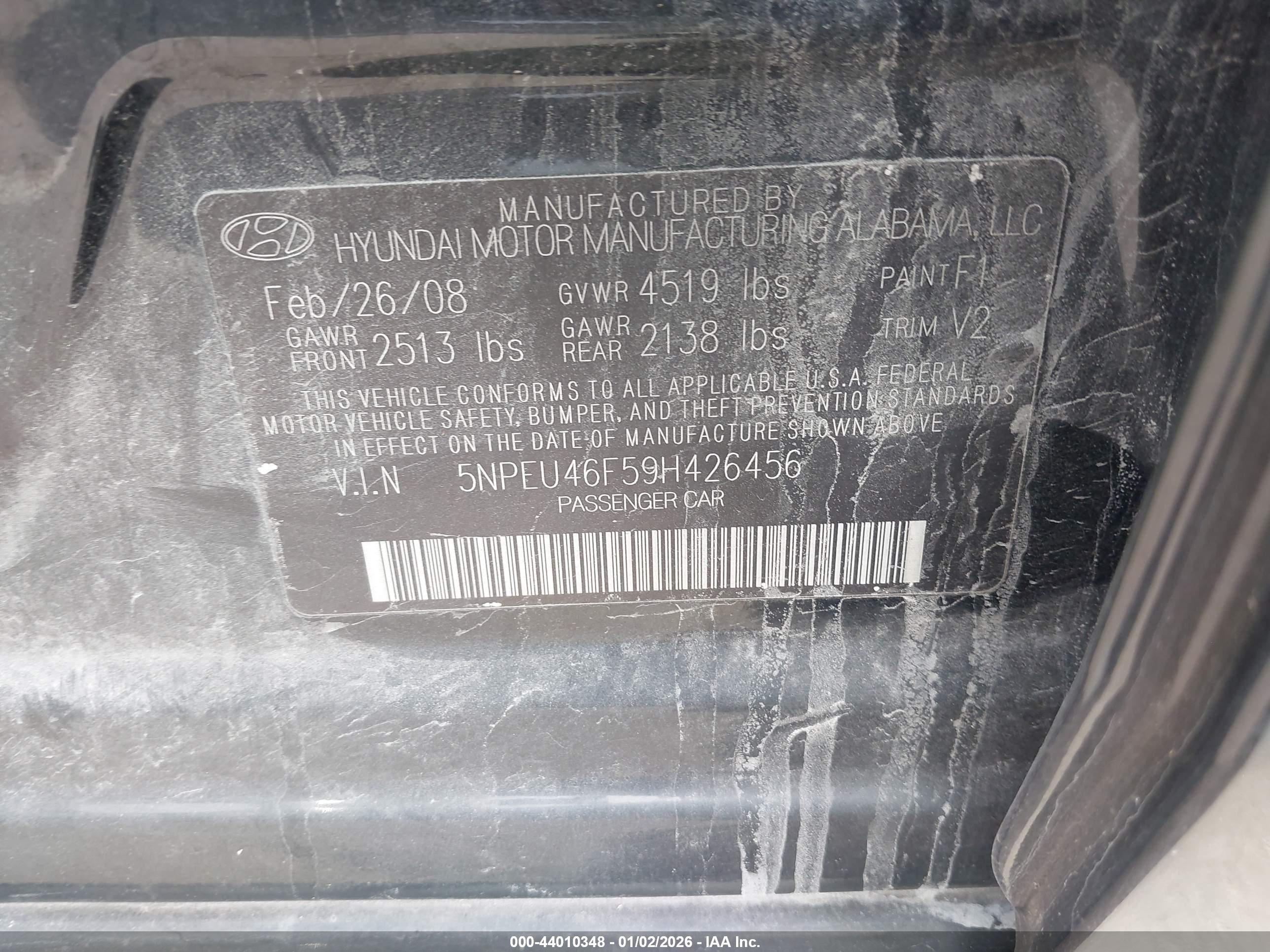 HYUNDAI SONATA image 9