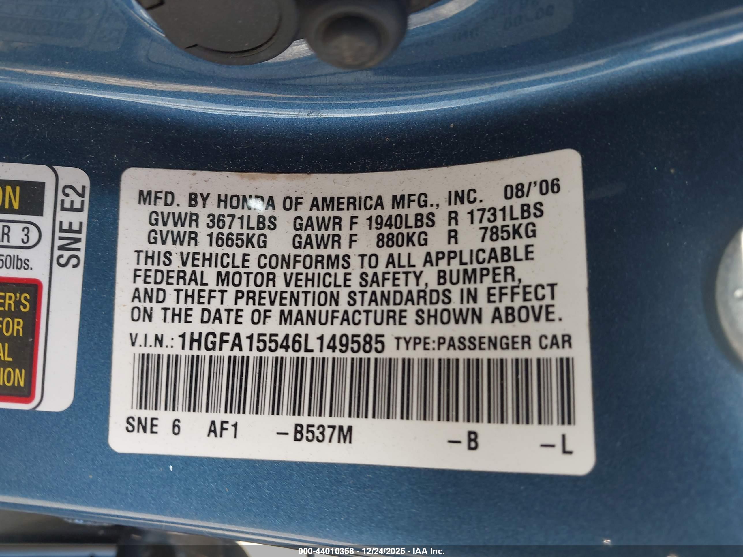 HONDA CIVIC image 9