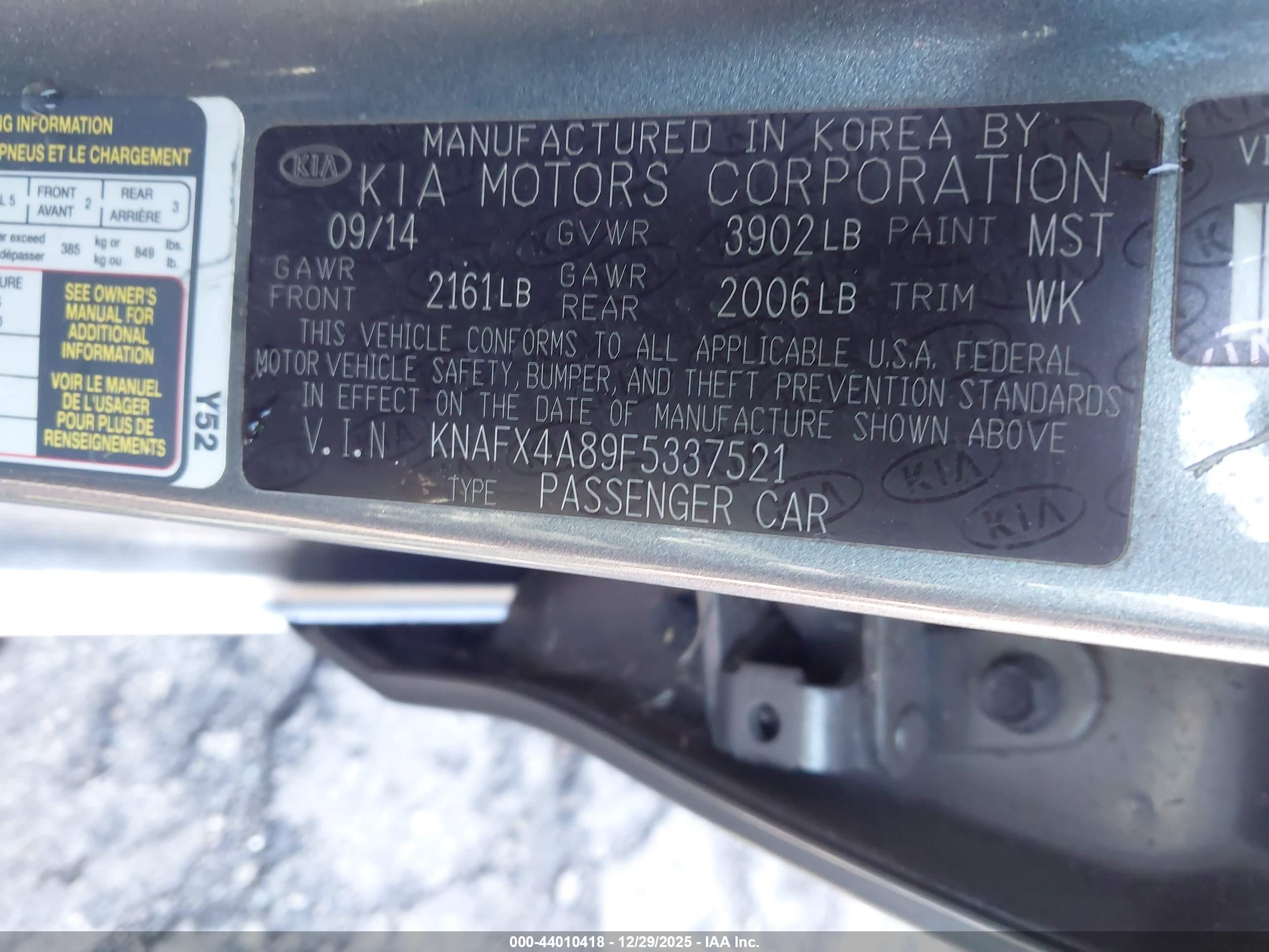 KIA FORTE image 9
