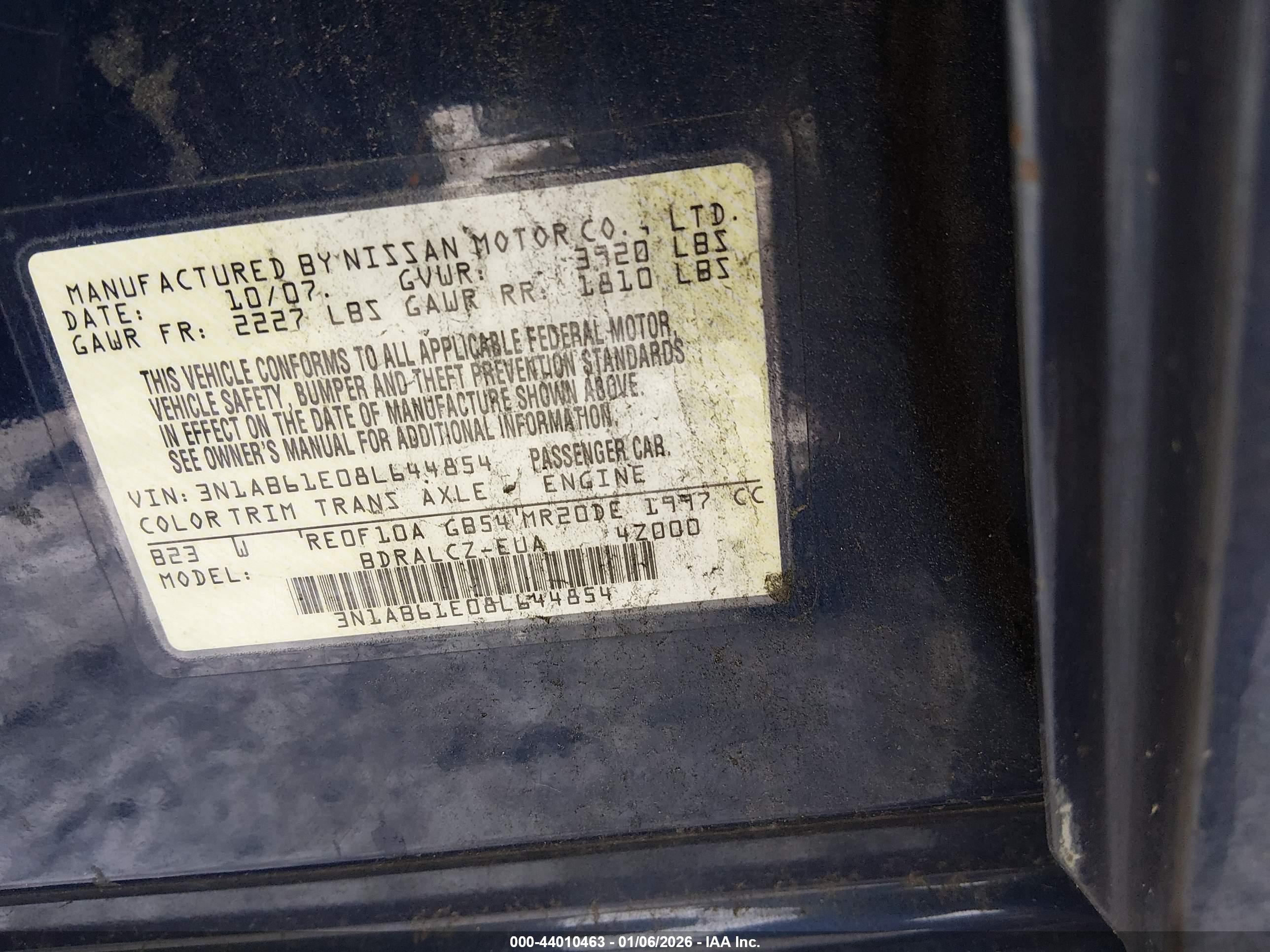 NISSAN SENTRA image 9