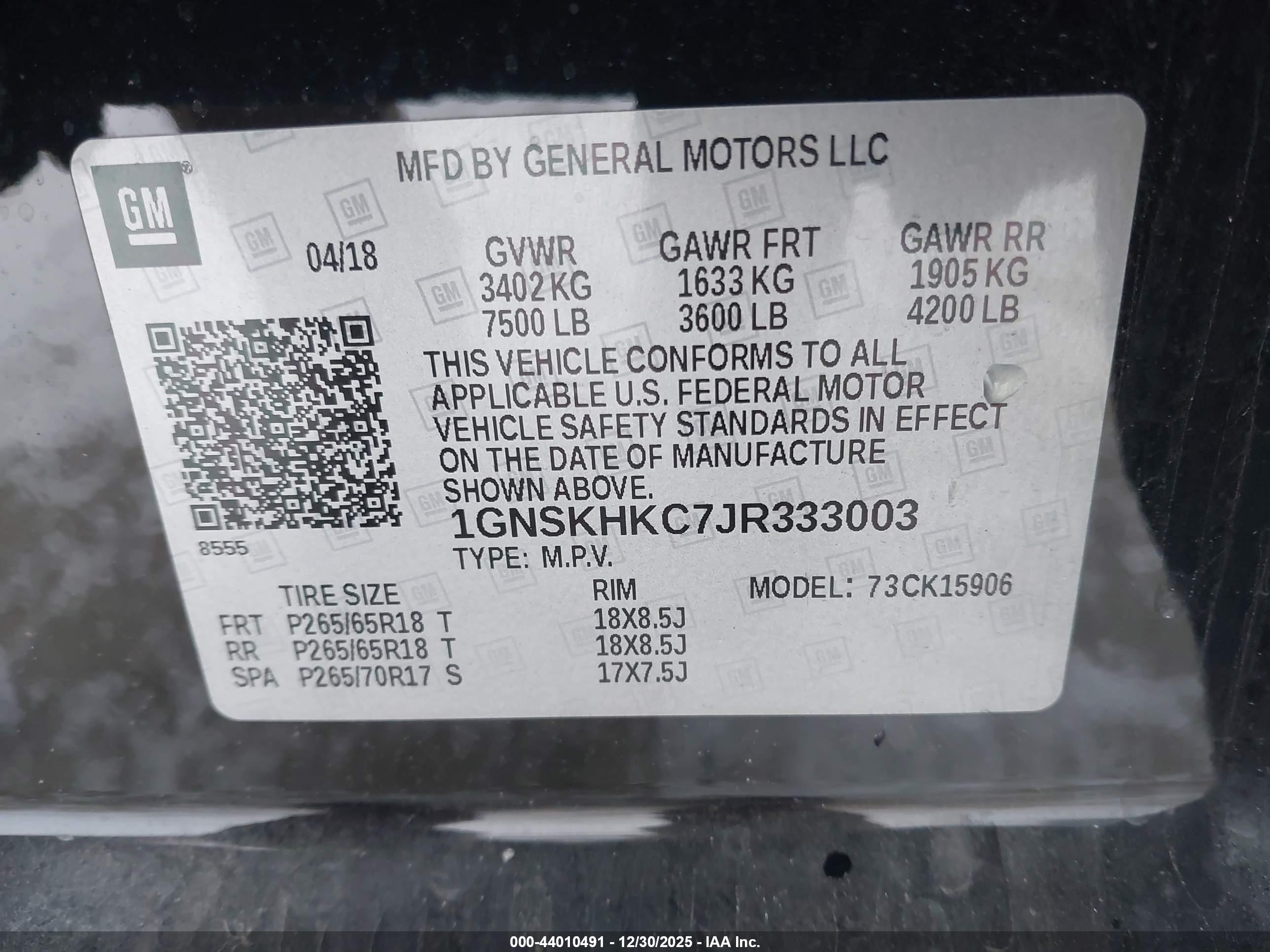 CHEVROLET SUBURBAN image 9