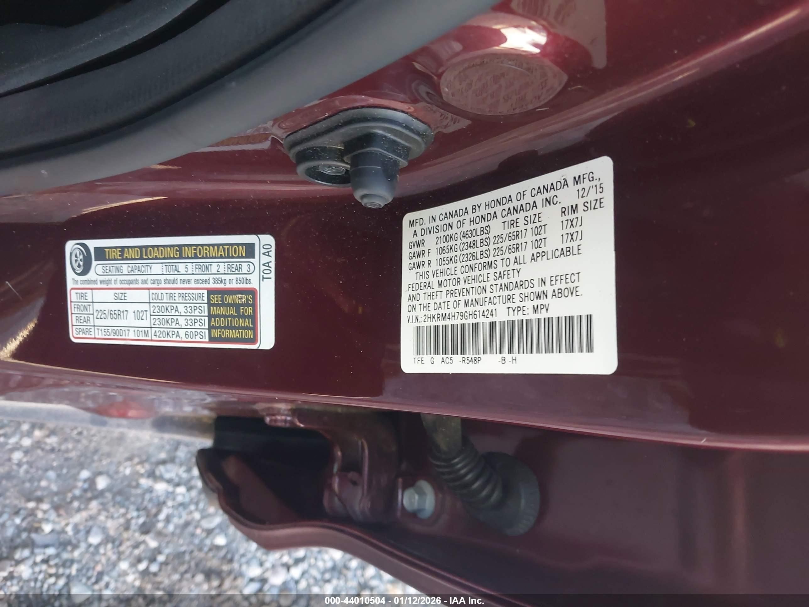 HONDA CR-V image 9