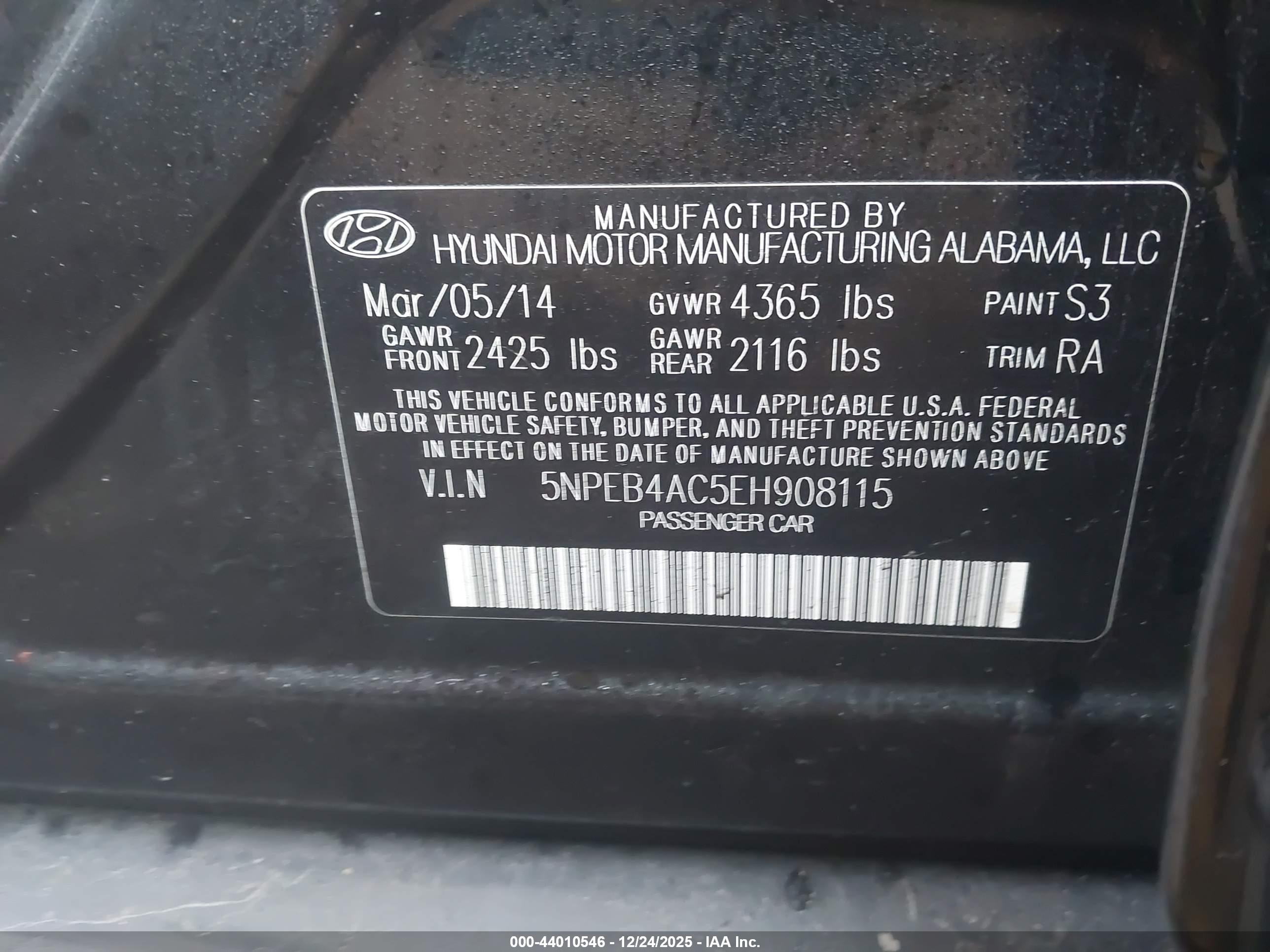 HYUNDAI SONATA image 9