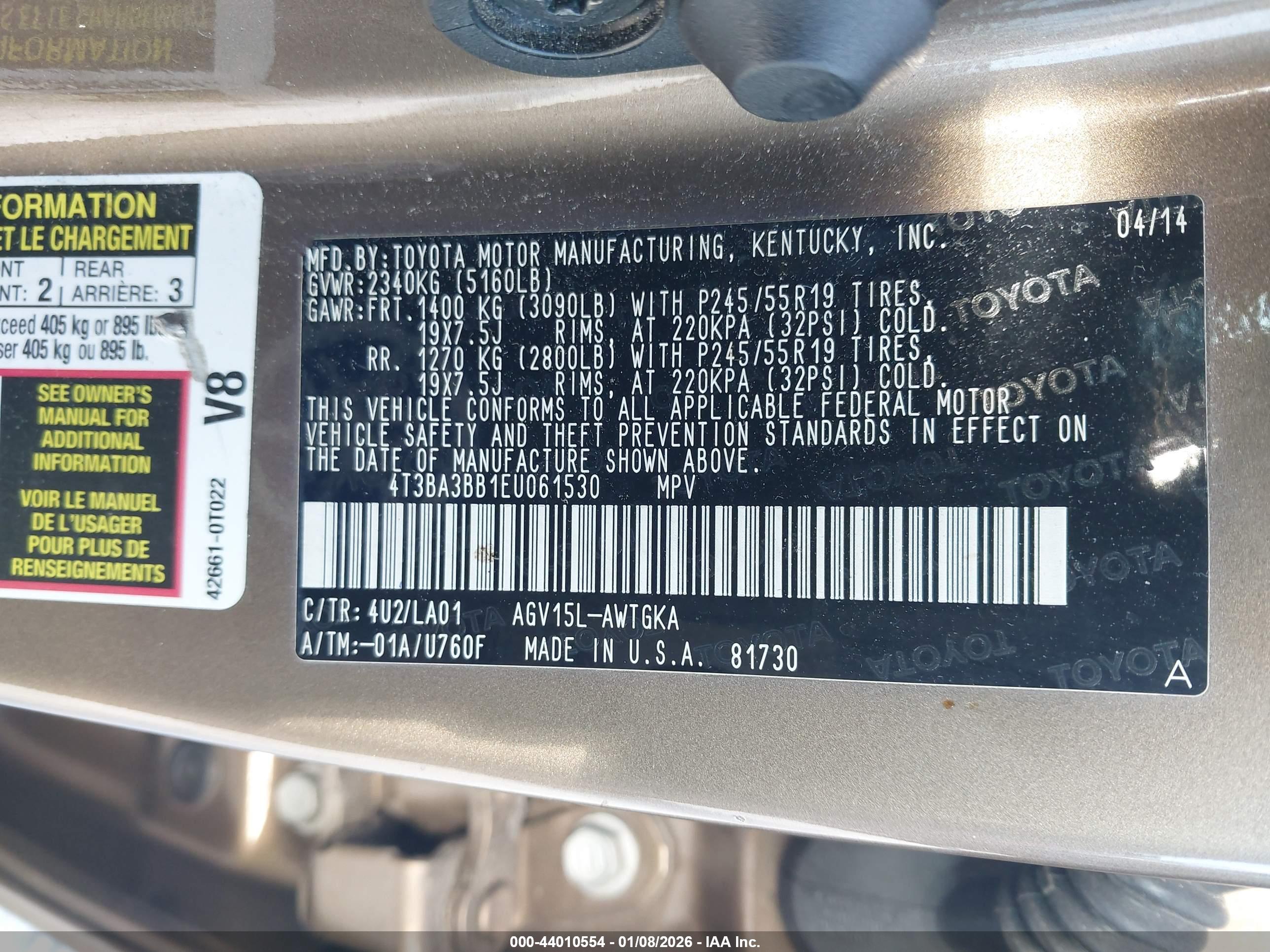 TOYOTA VENZA image 9