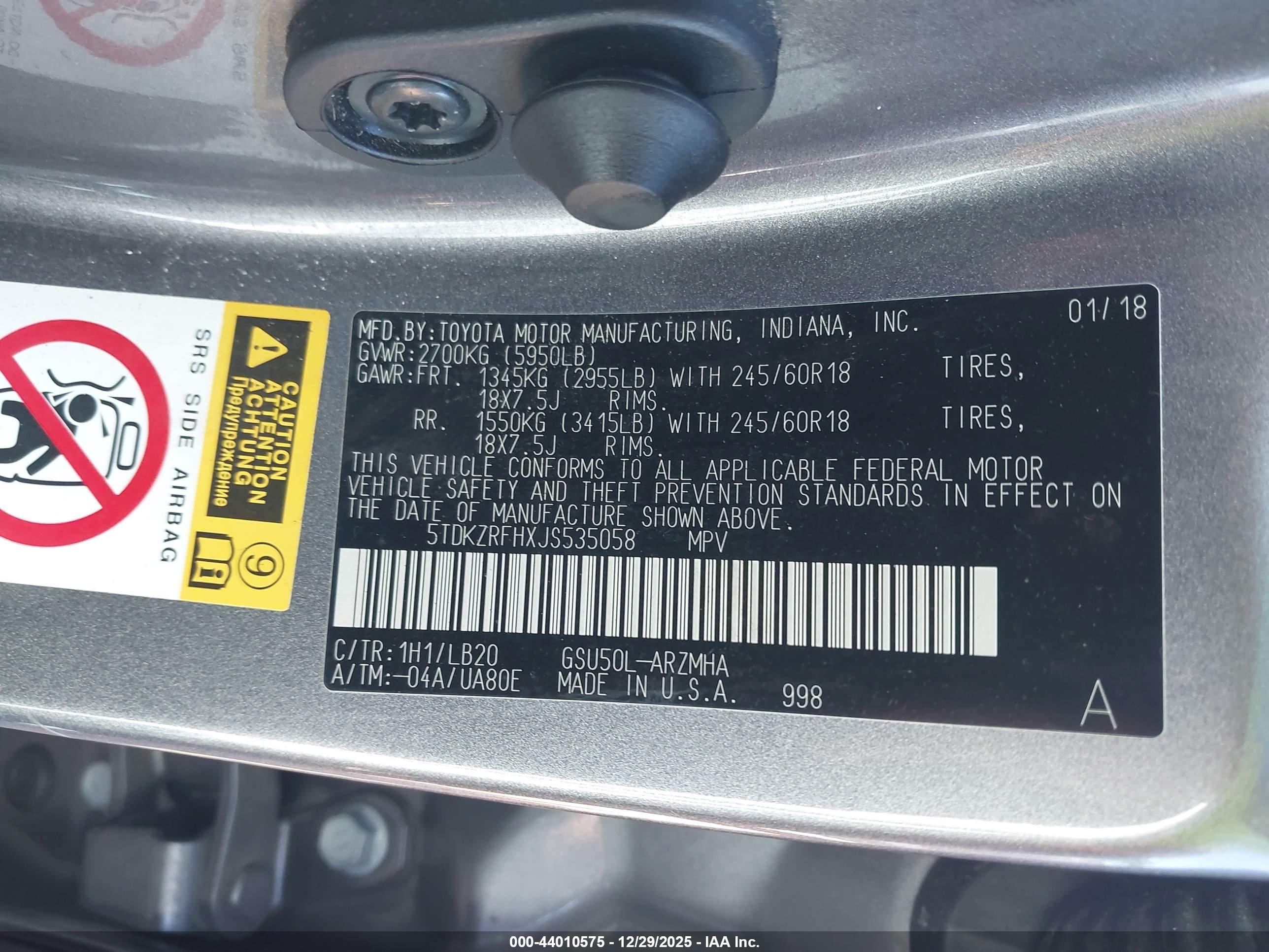 TOYOTA HIGHLANDER image 9