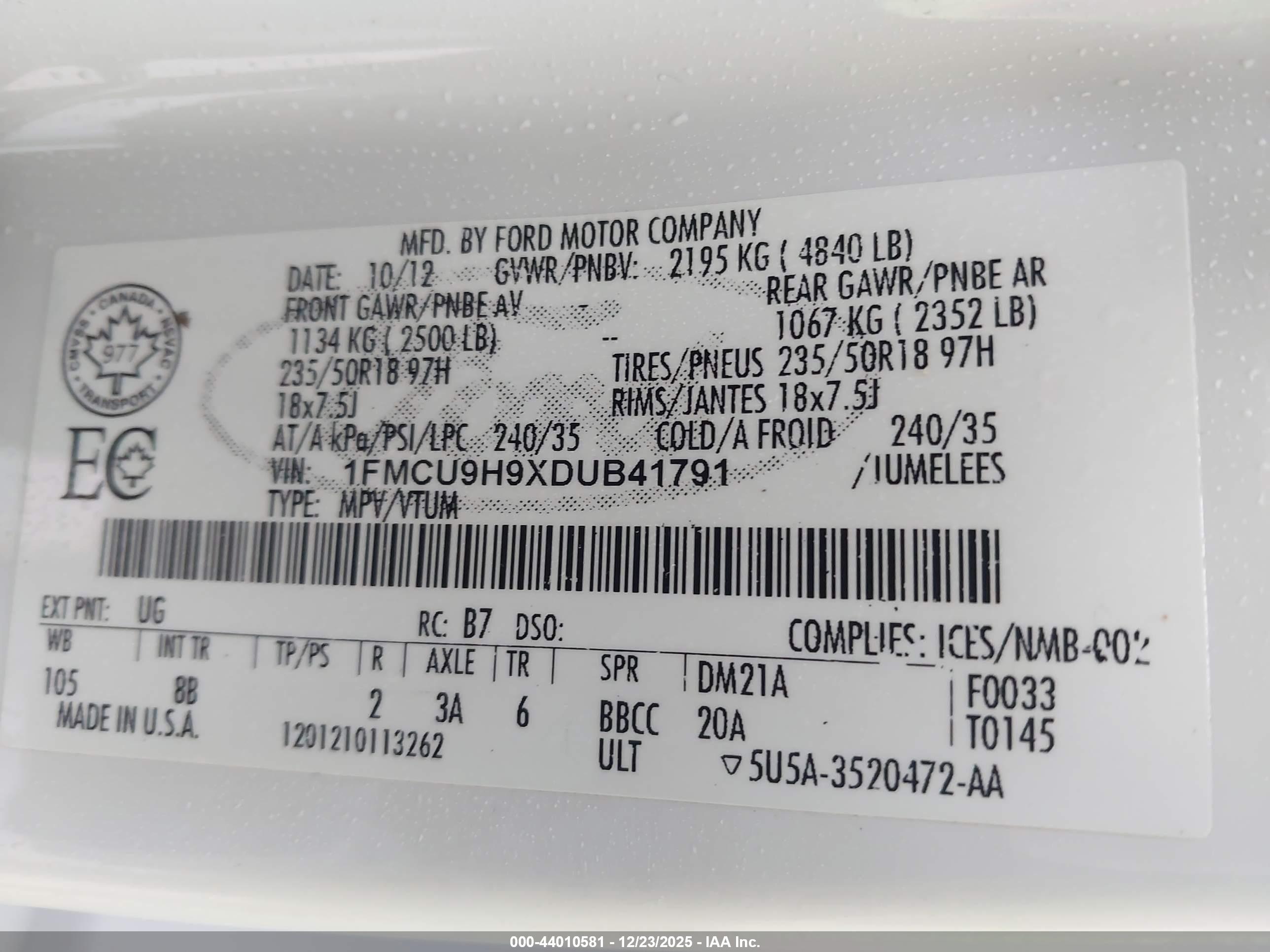 FORD ESCAPE image 9