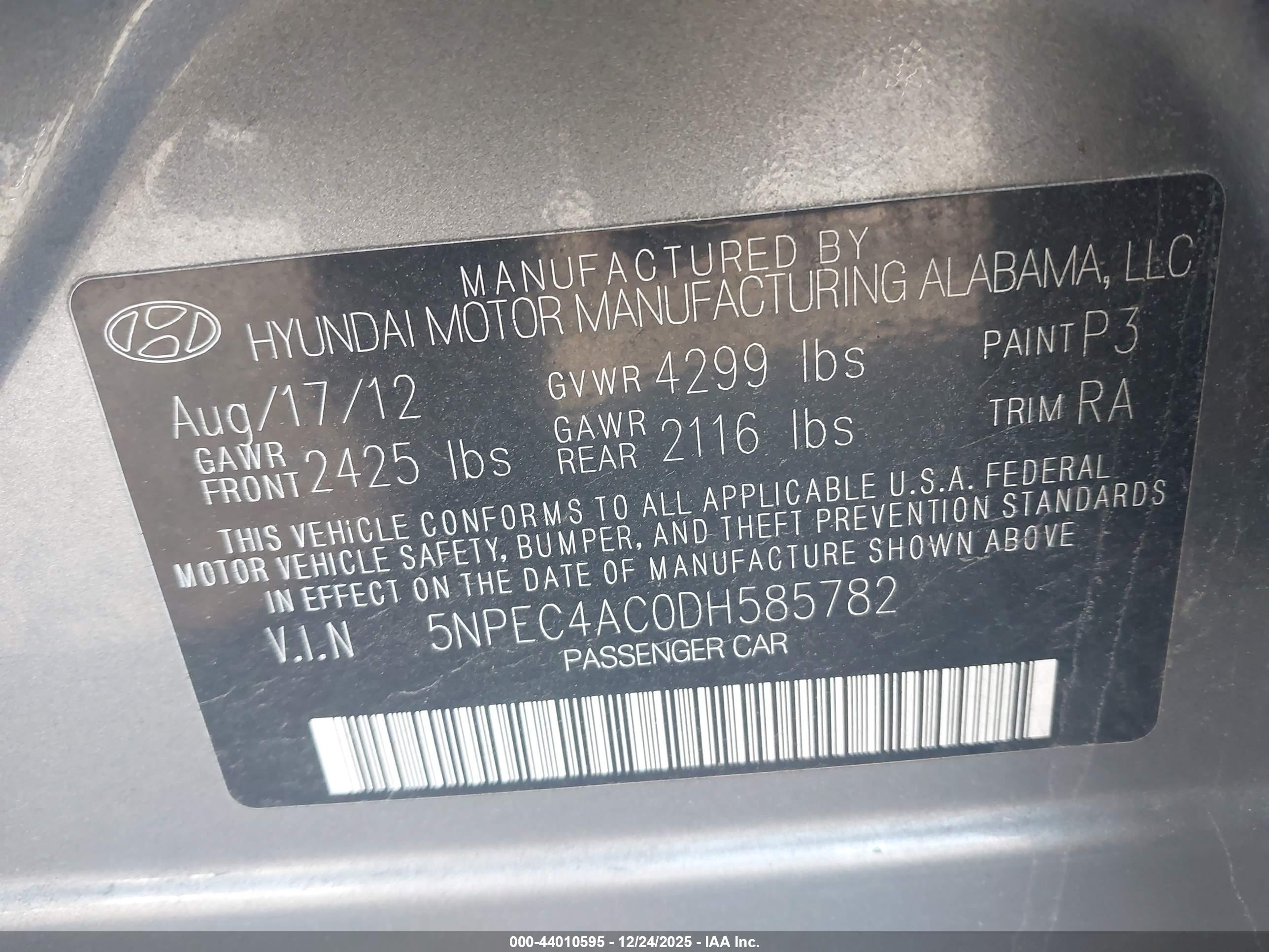 HYUNDAI SONATA image 9