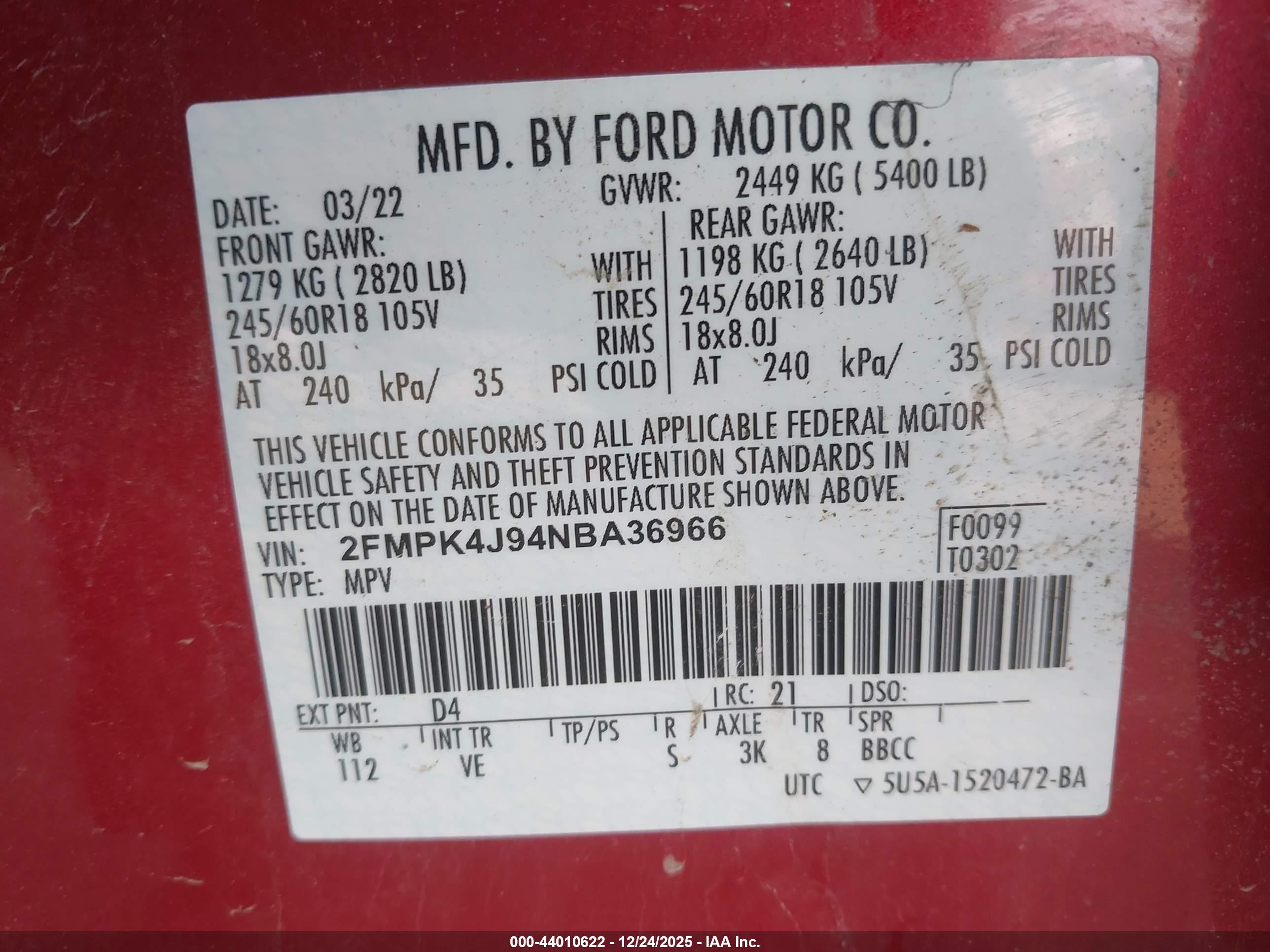 FORD EDGE image 9