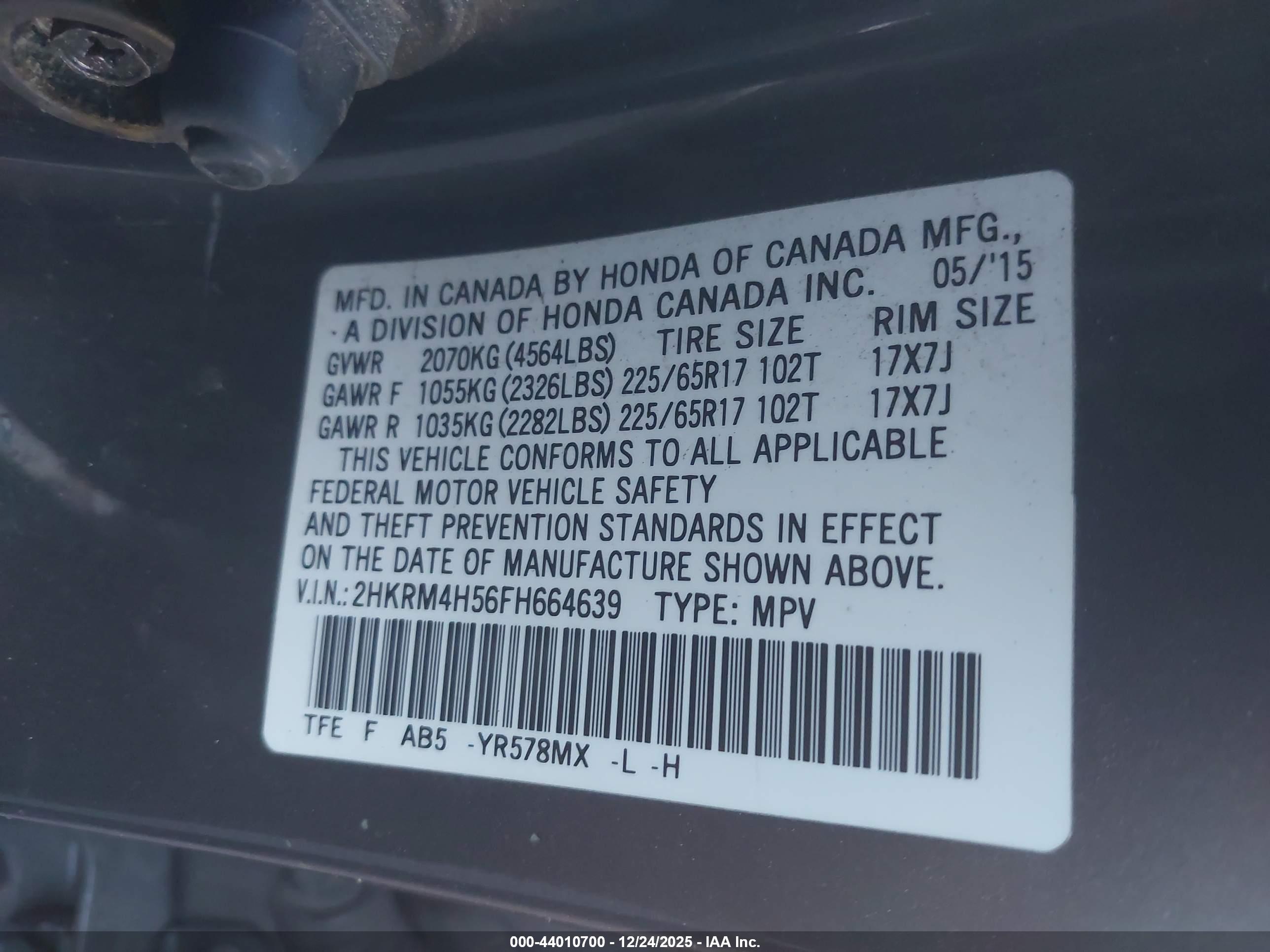 HONDA CR-V image 9
