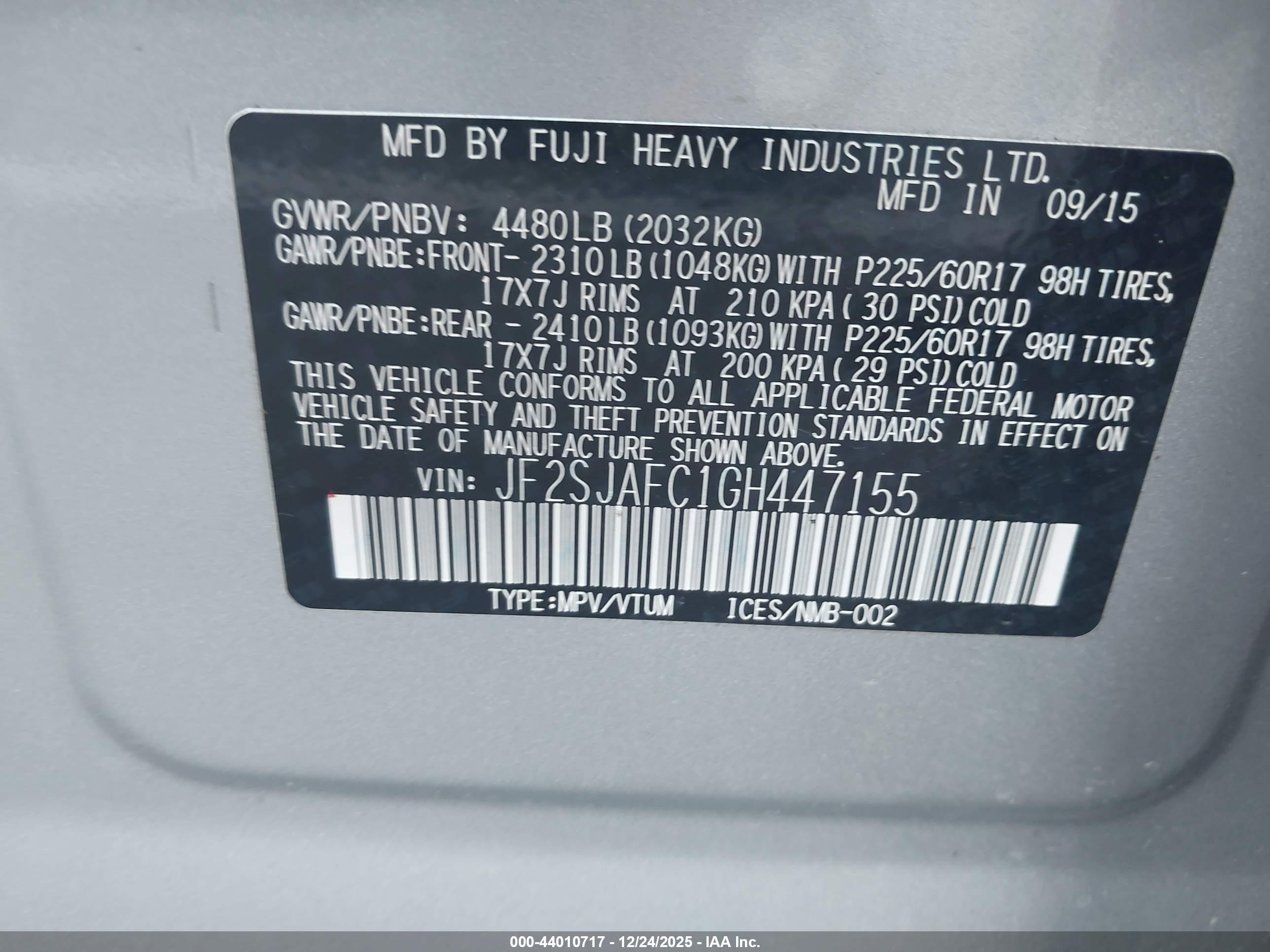 SUBARU FORESTER image 9