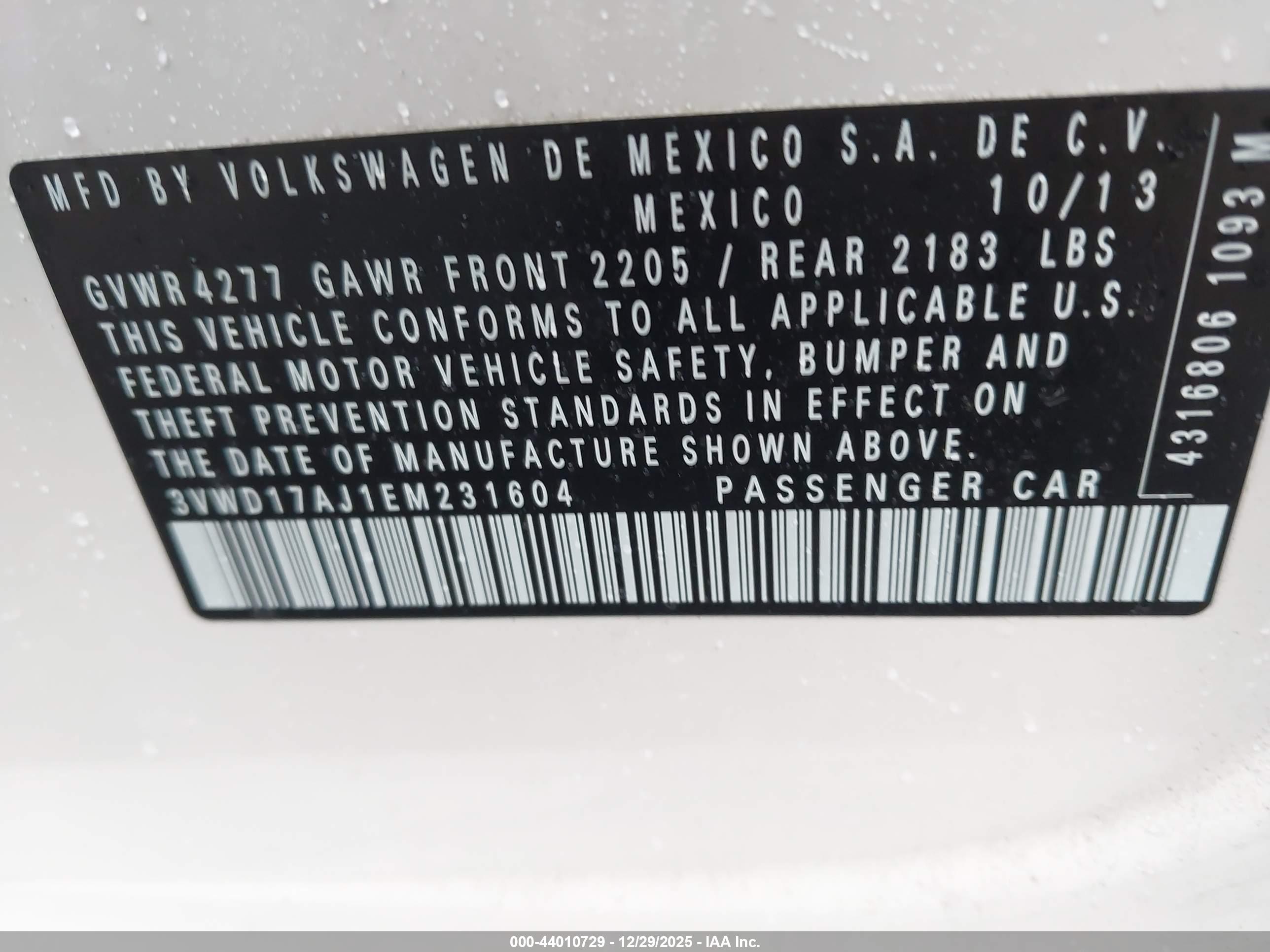 VOLKSWAGEN JETTA image 9