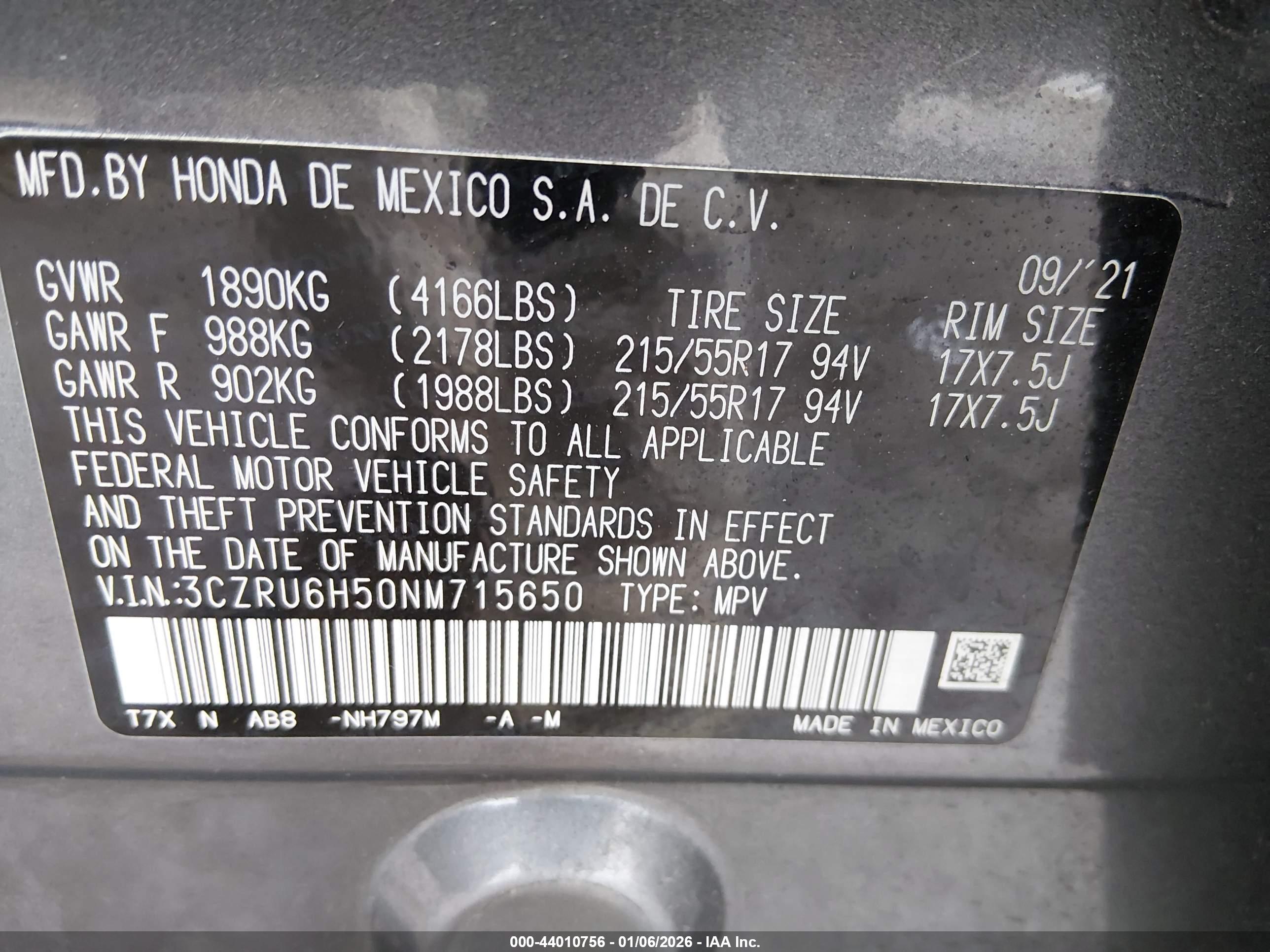 HONDA HR-V image 9