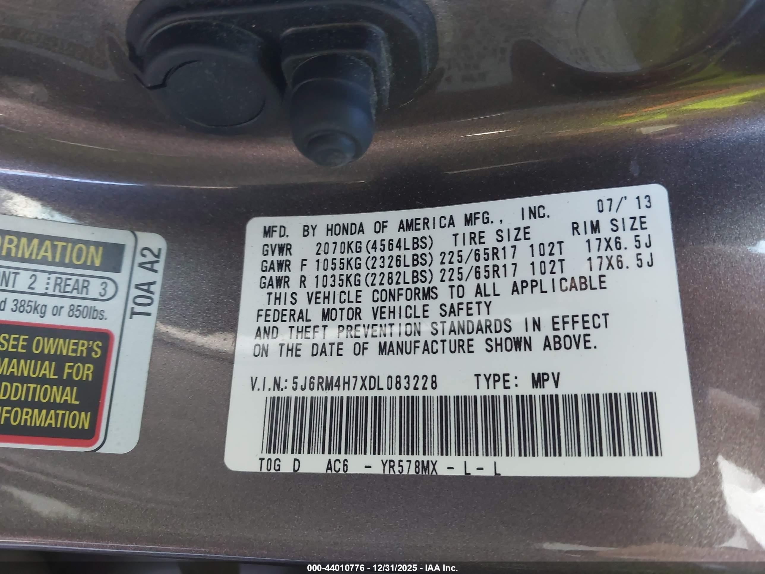HONDA CR-V image 9
