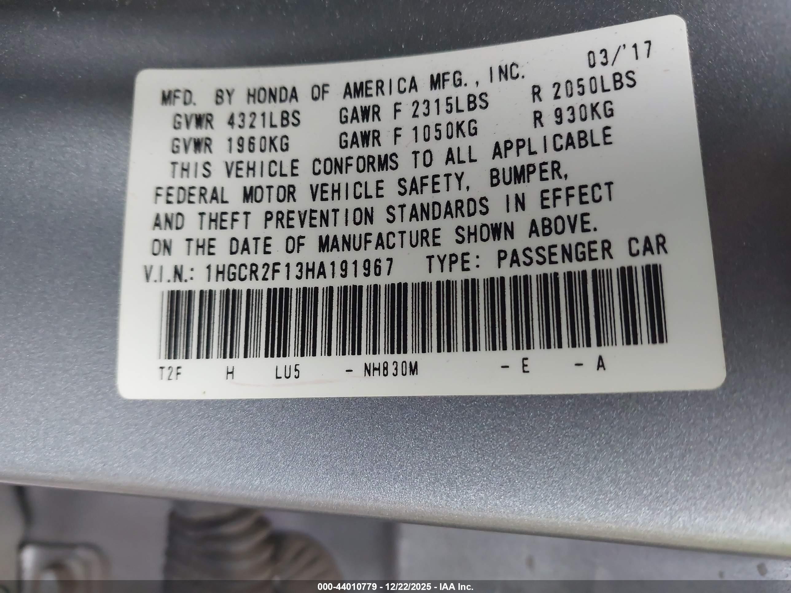 HONDA ACCORD image 9