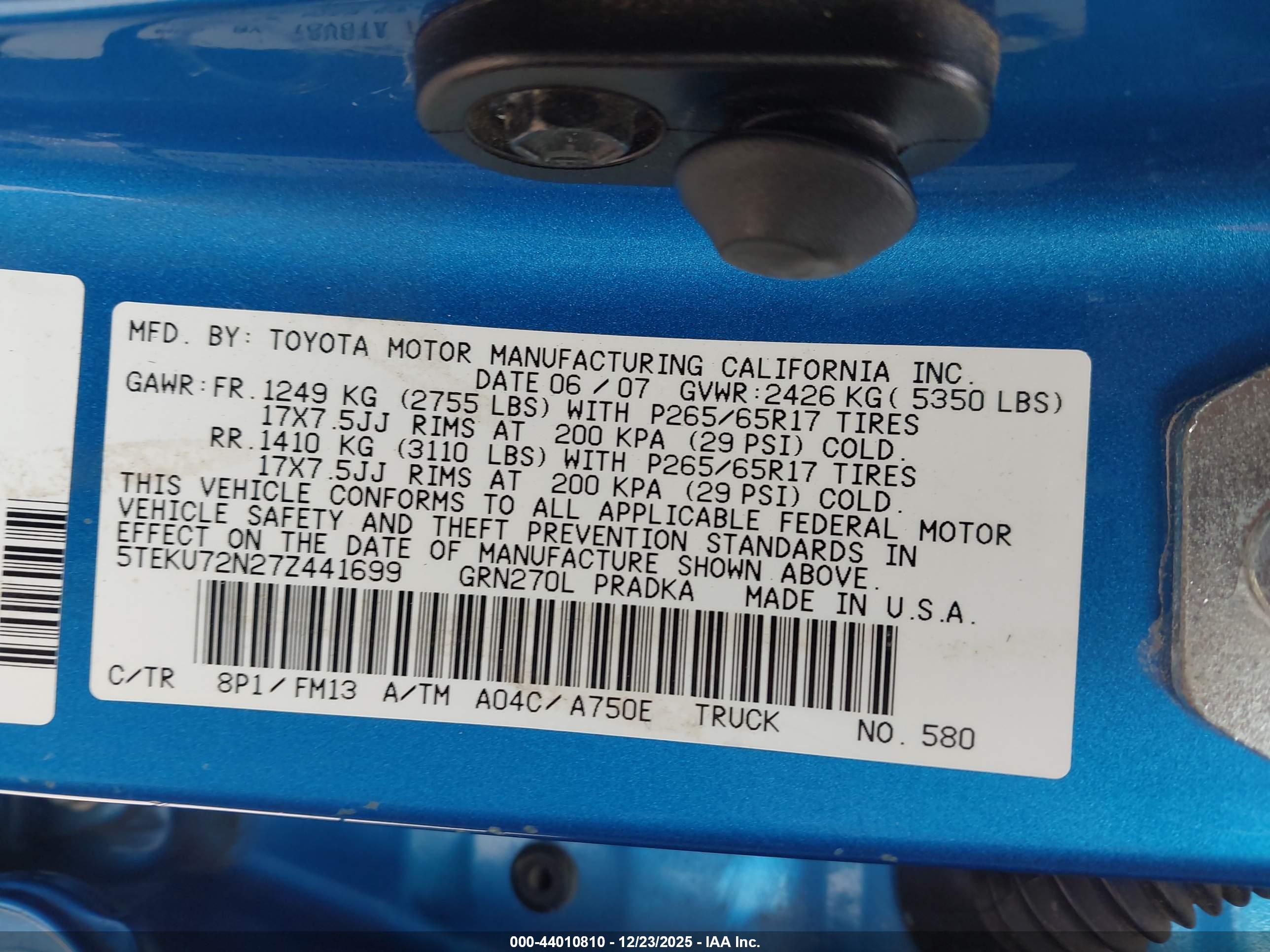 TOYOTA TACOMA image 9