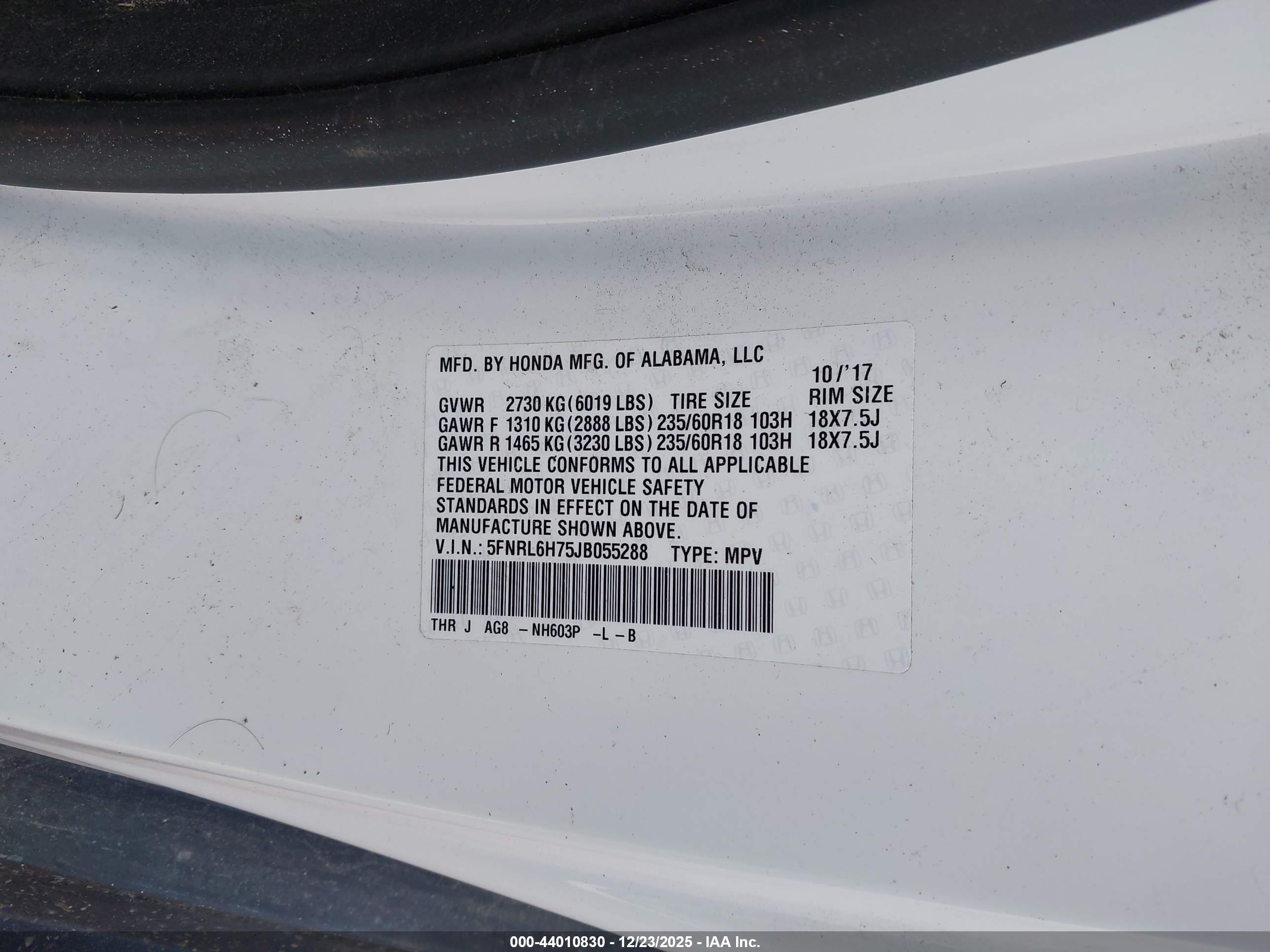HONDA ODYSSEY image 9