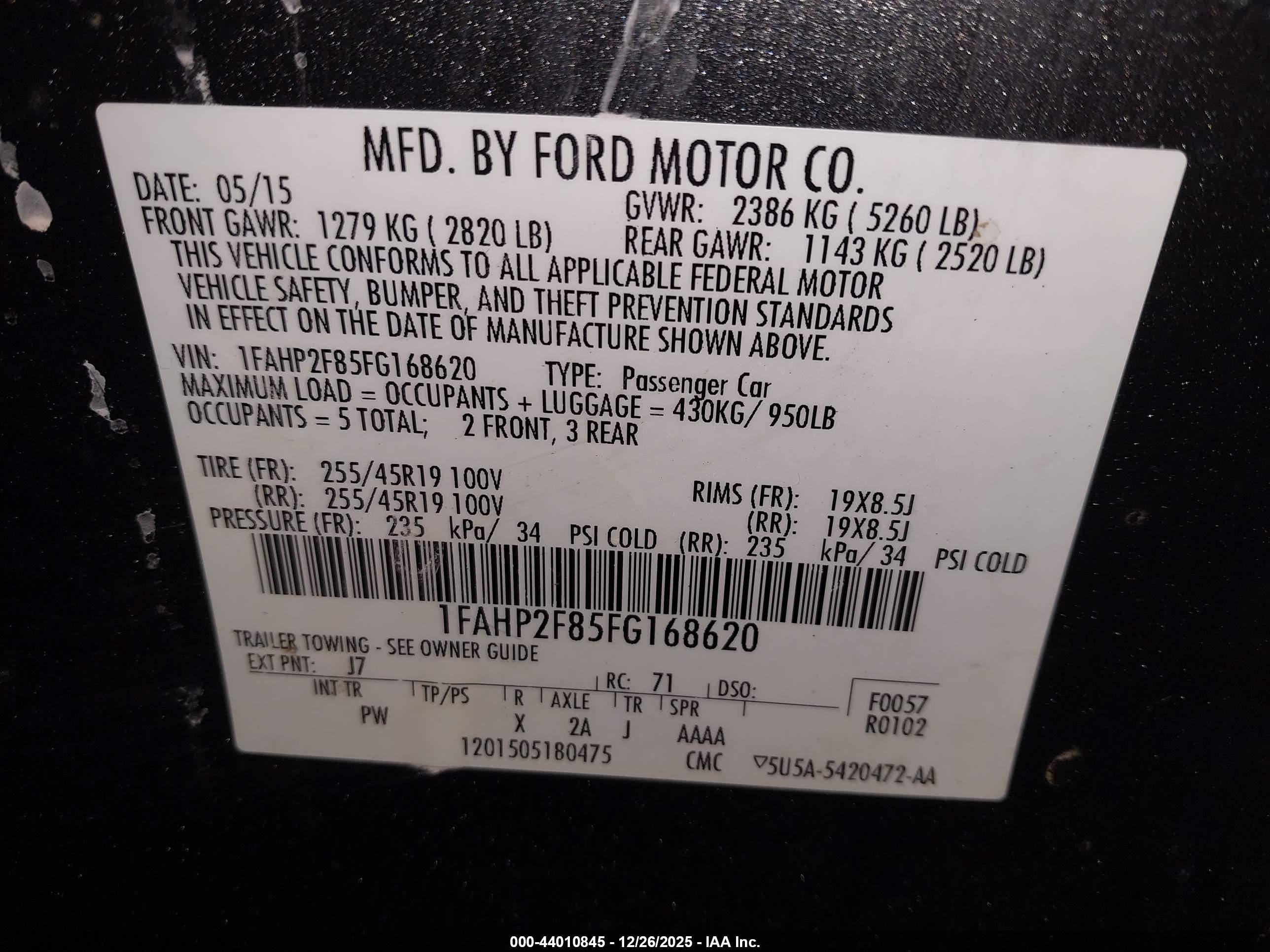 FORD TAURUS image 9