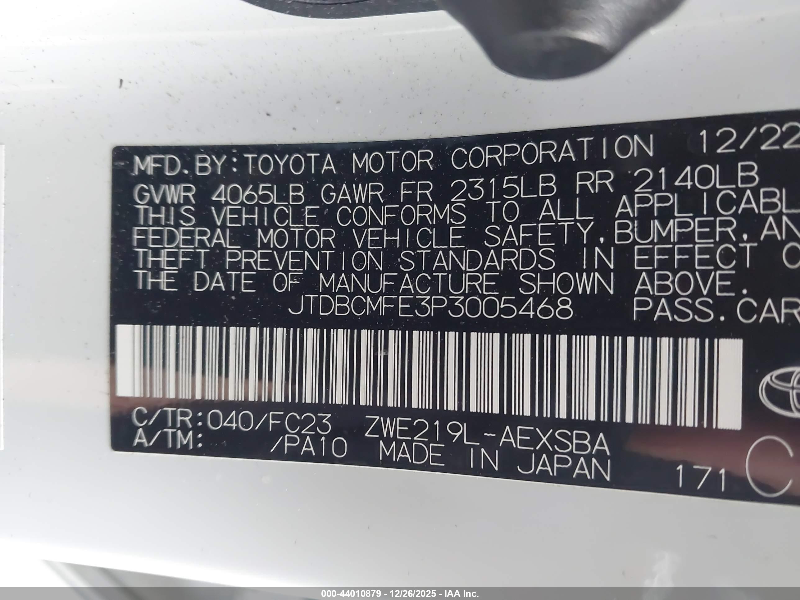 TOYOTA COROLLA image 9