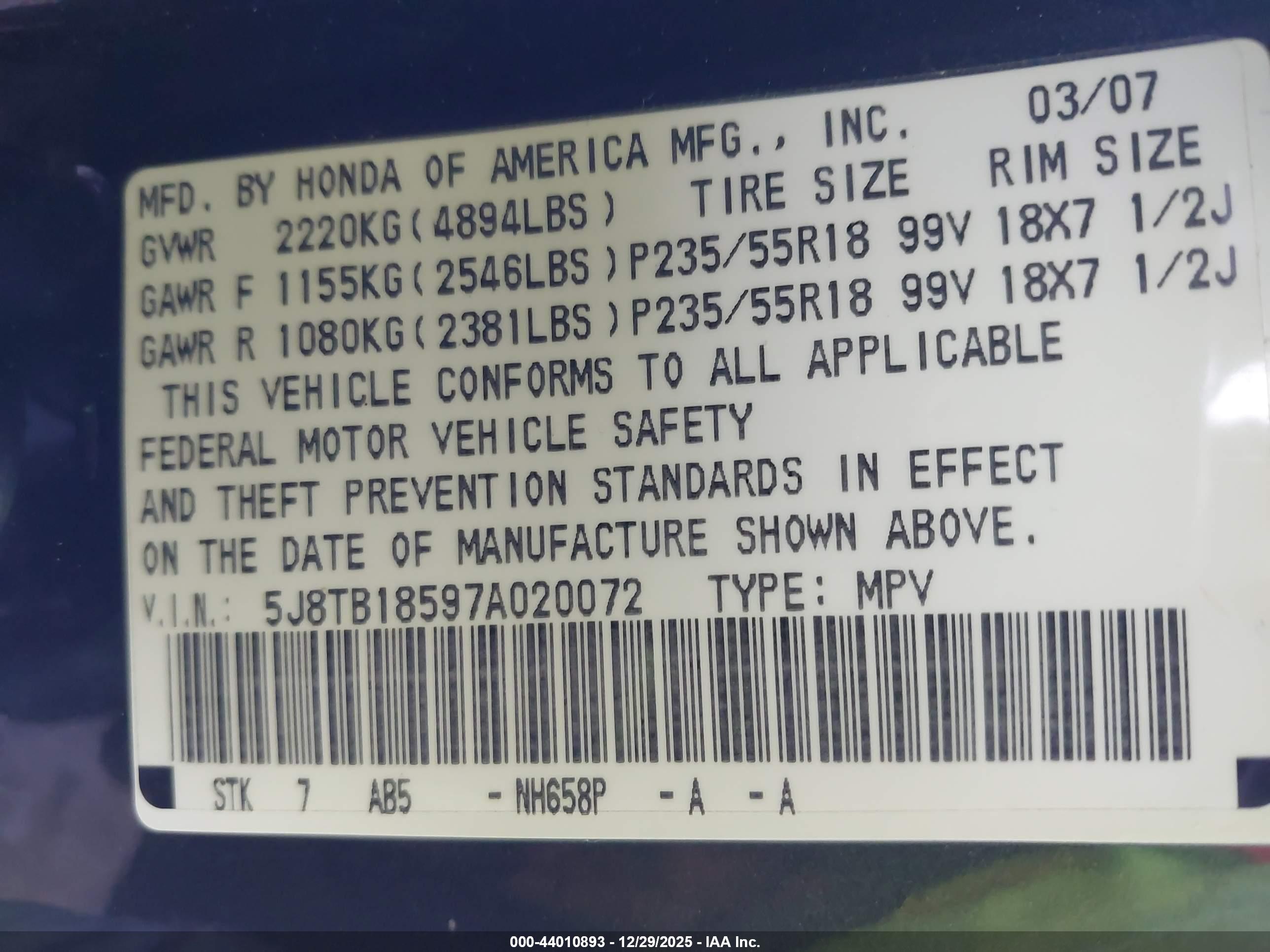 ACURA RDX image 9