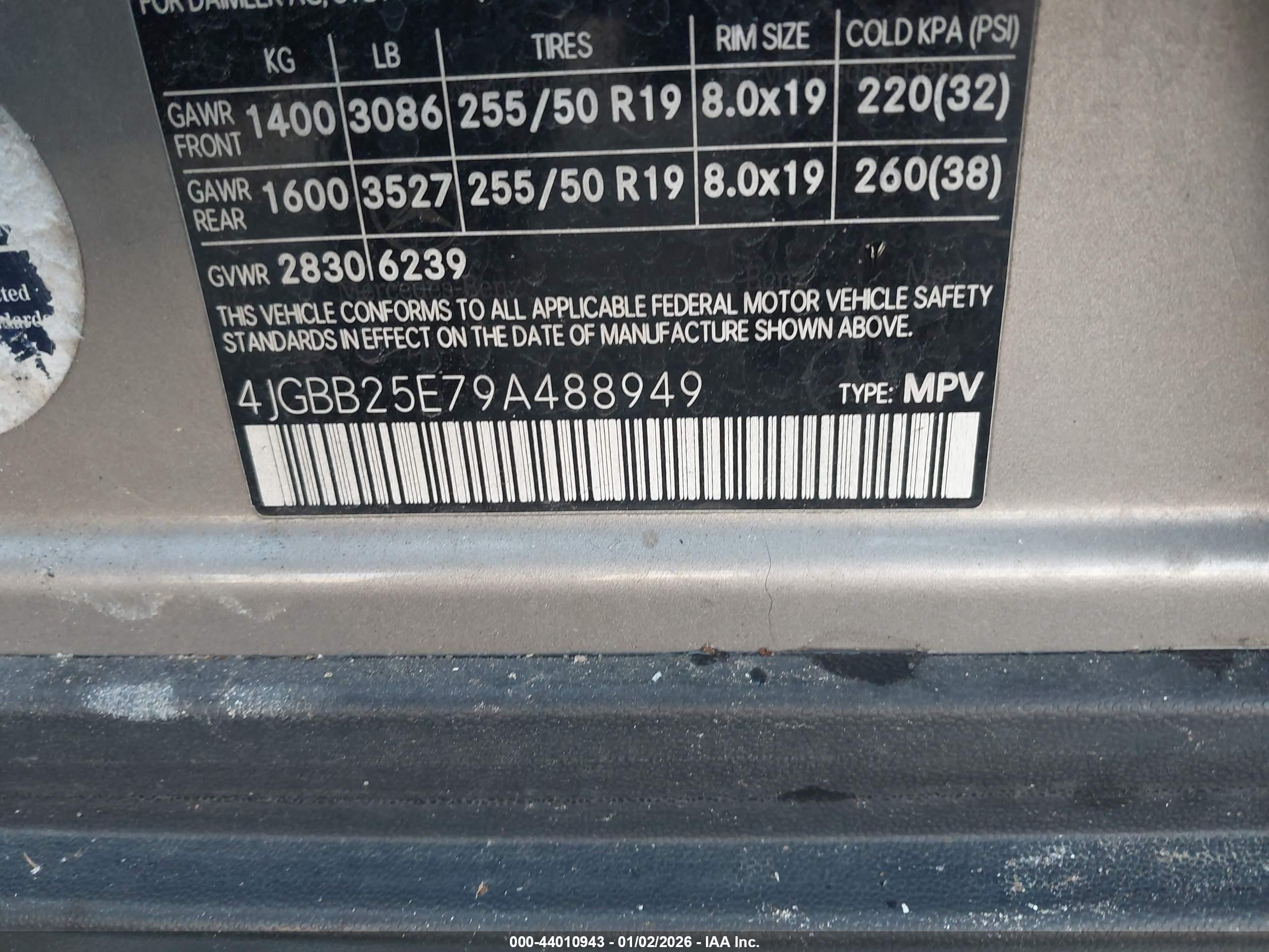 MERCEDES-BENZ ML image 9