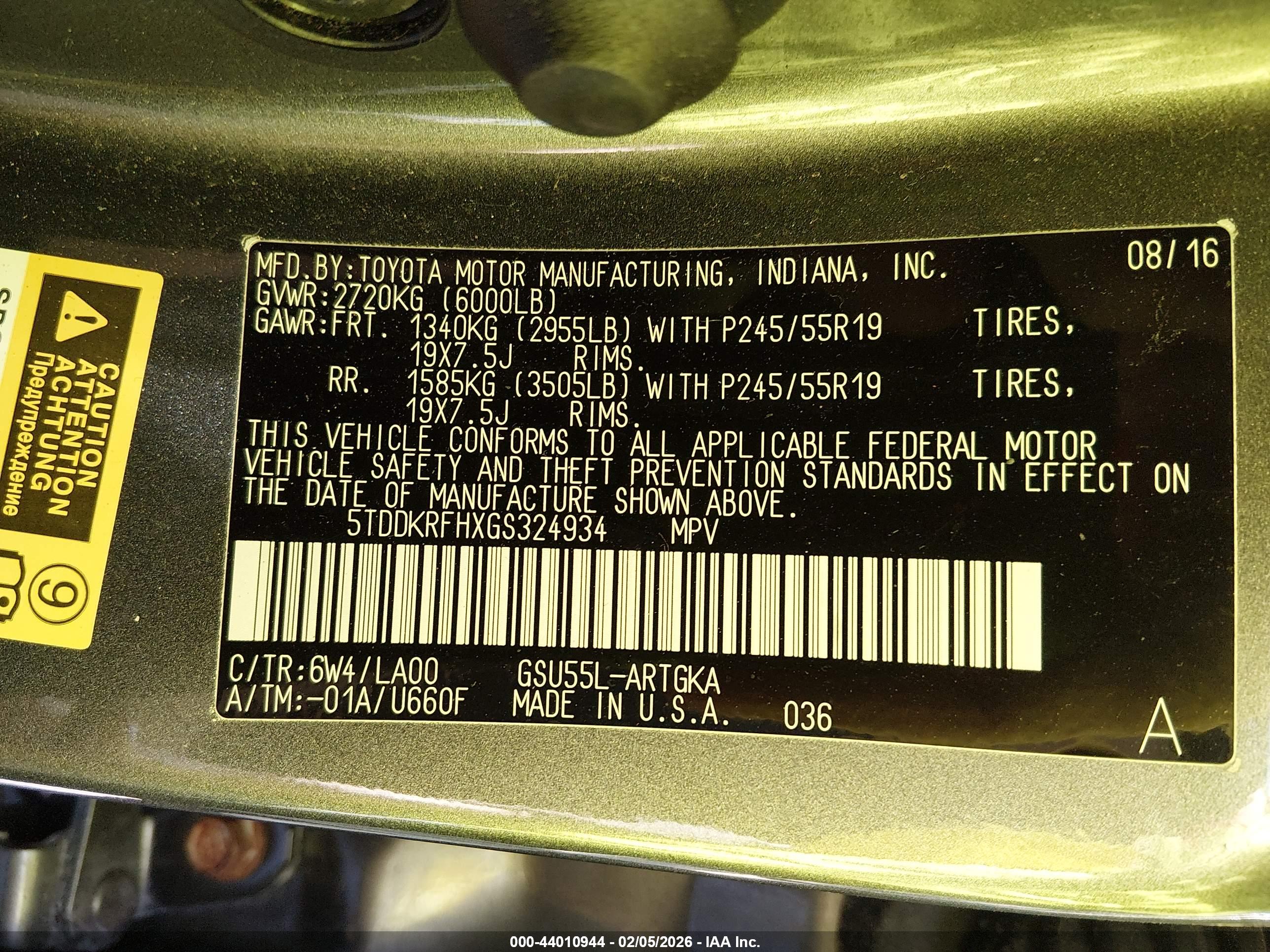 TOYOTA HIGHLANDER image 9
