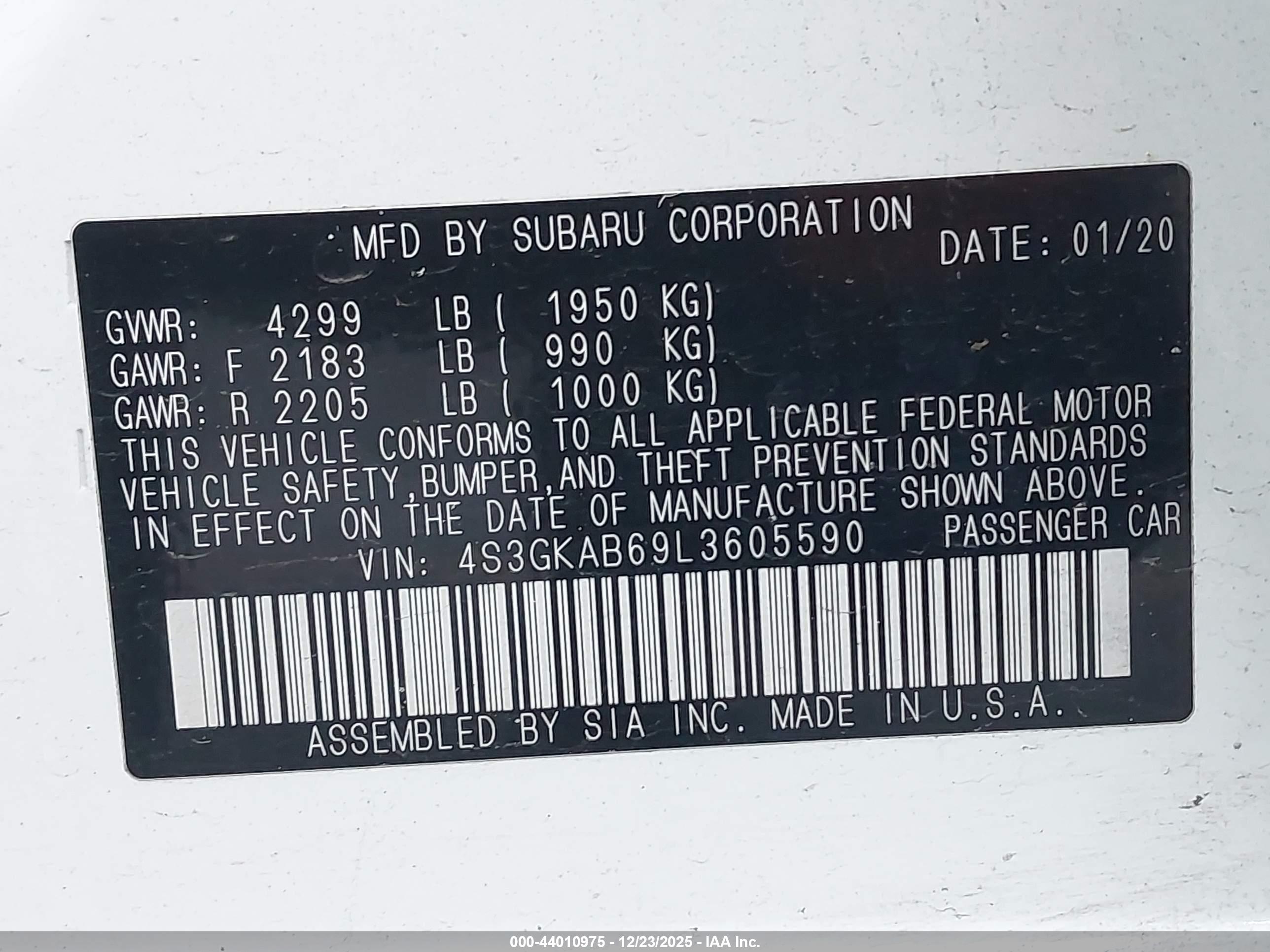 SUBARU IMPREZA image 9