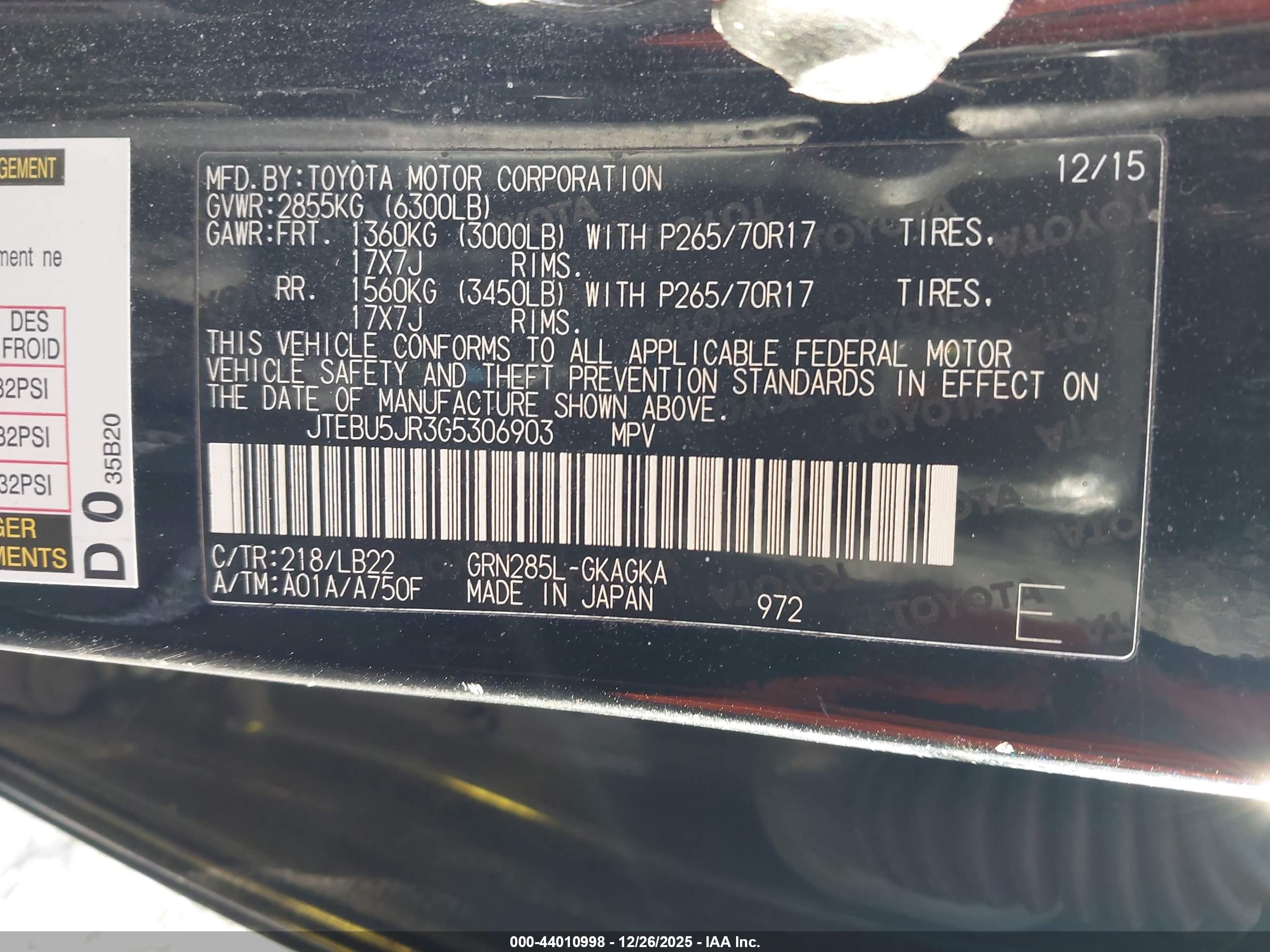 TOYOTA 4RUNNER image 9