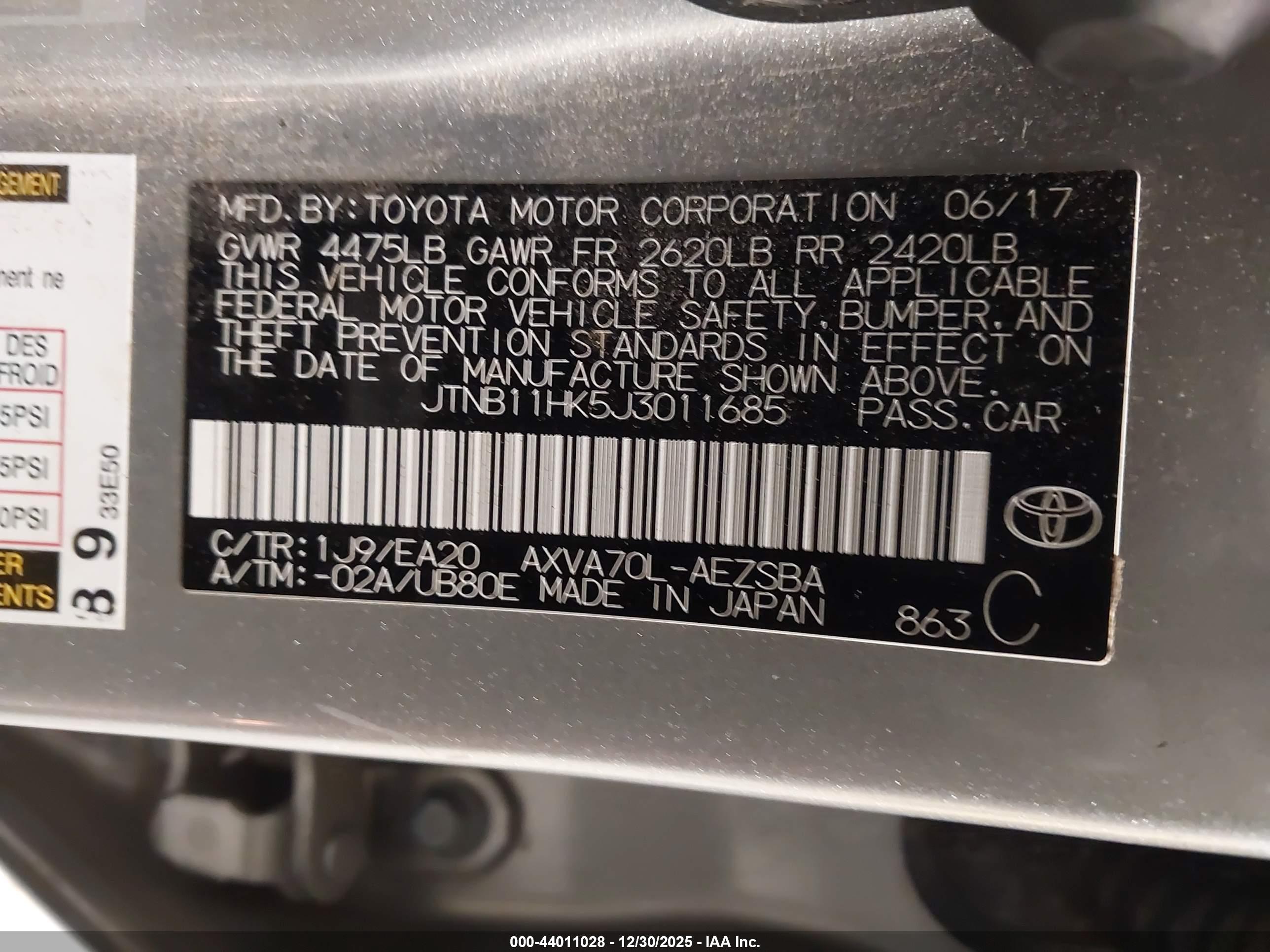 TOYOTA CAMRY image 9