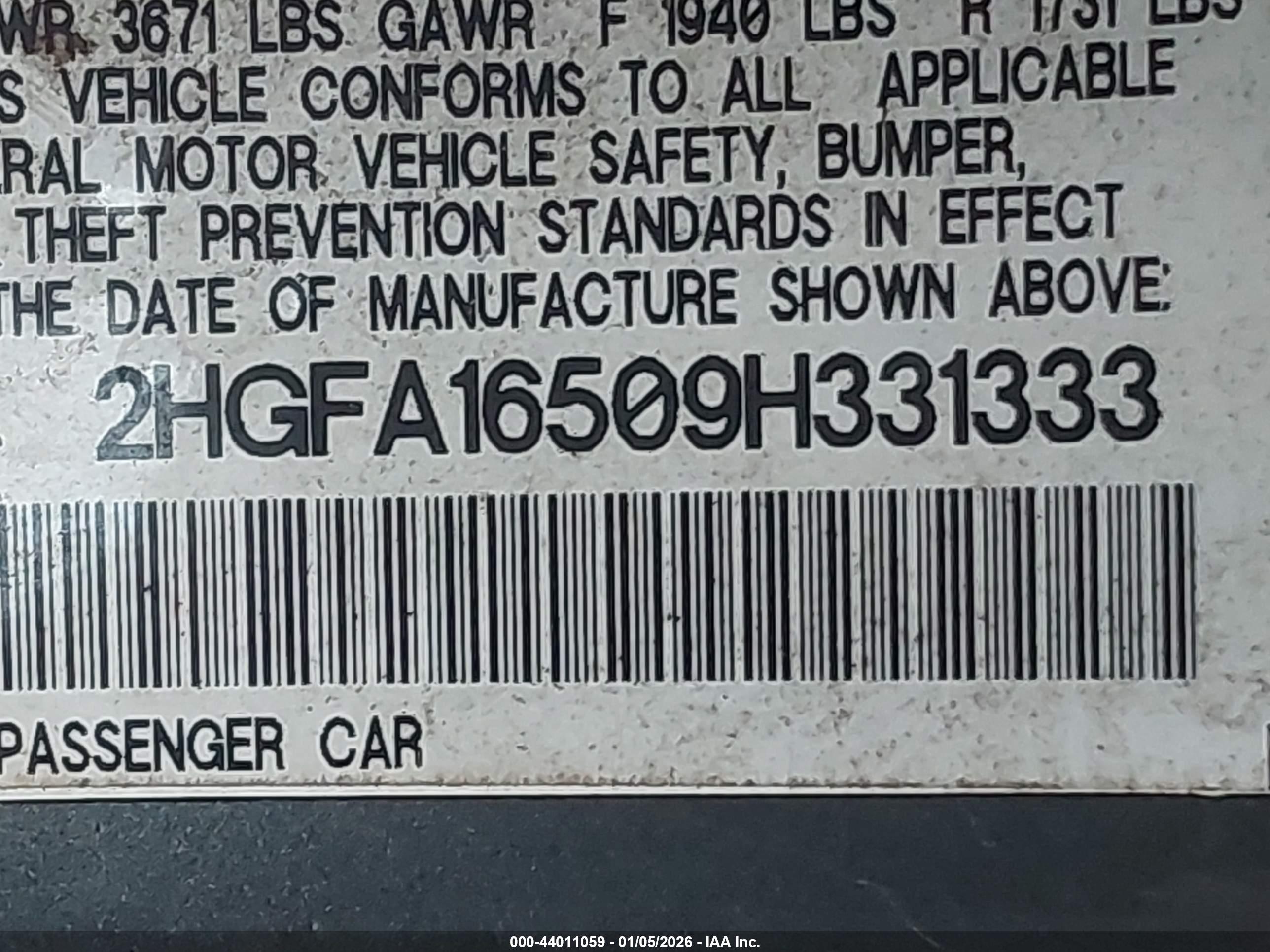 HONDA CIVIC image 9