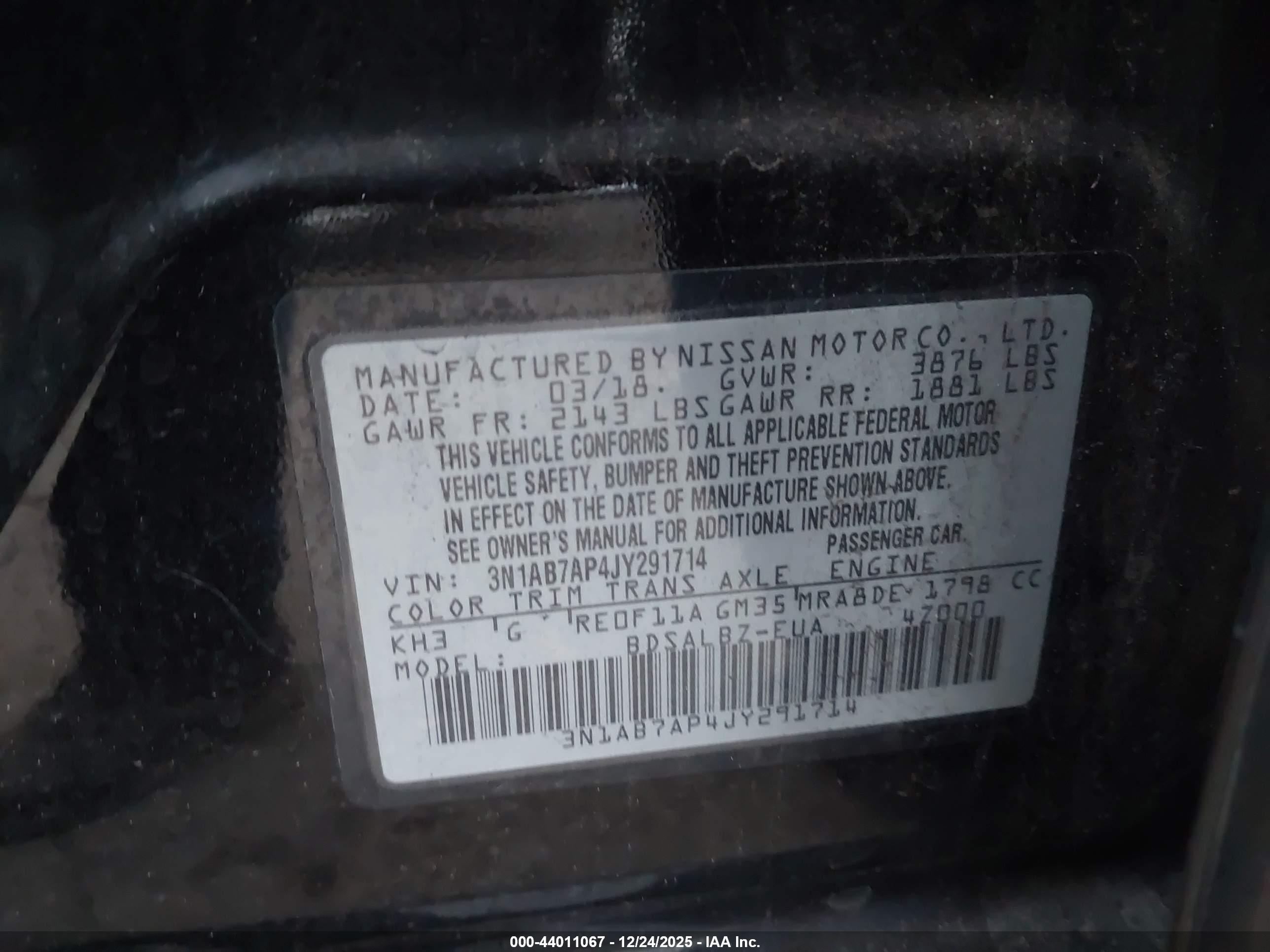 NISSAN SENTRA image 9