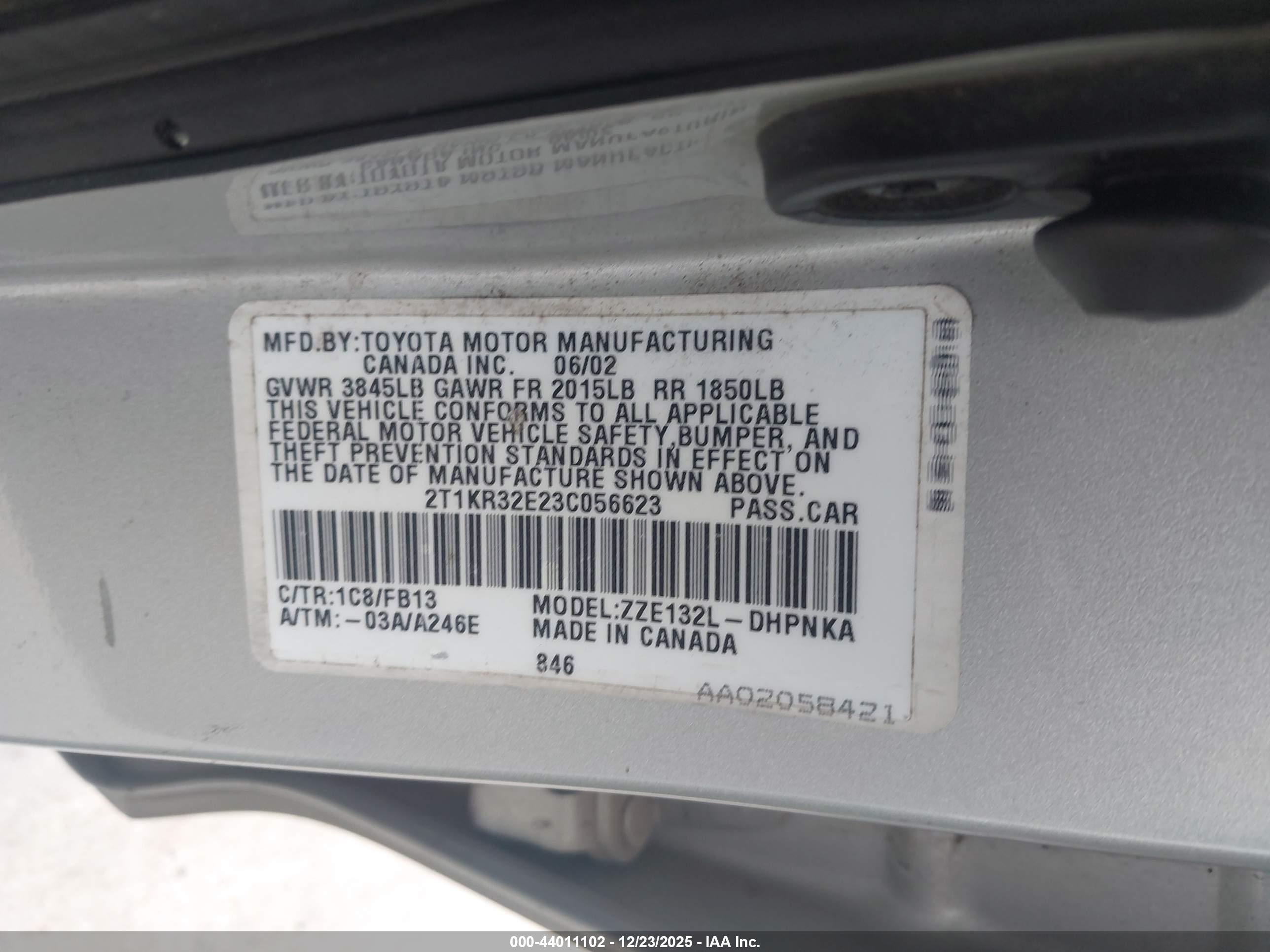 TOYOTA MATRIX image 9