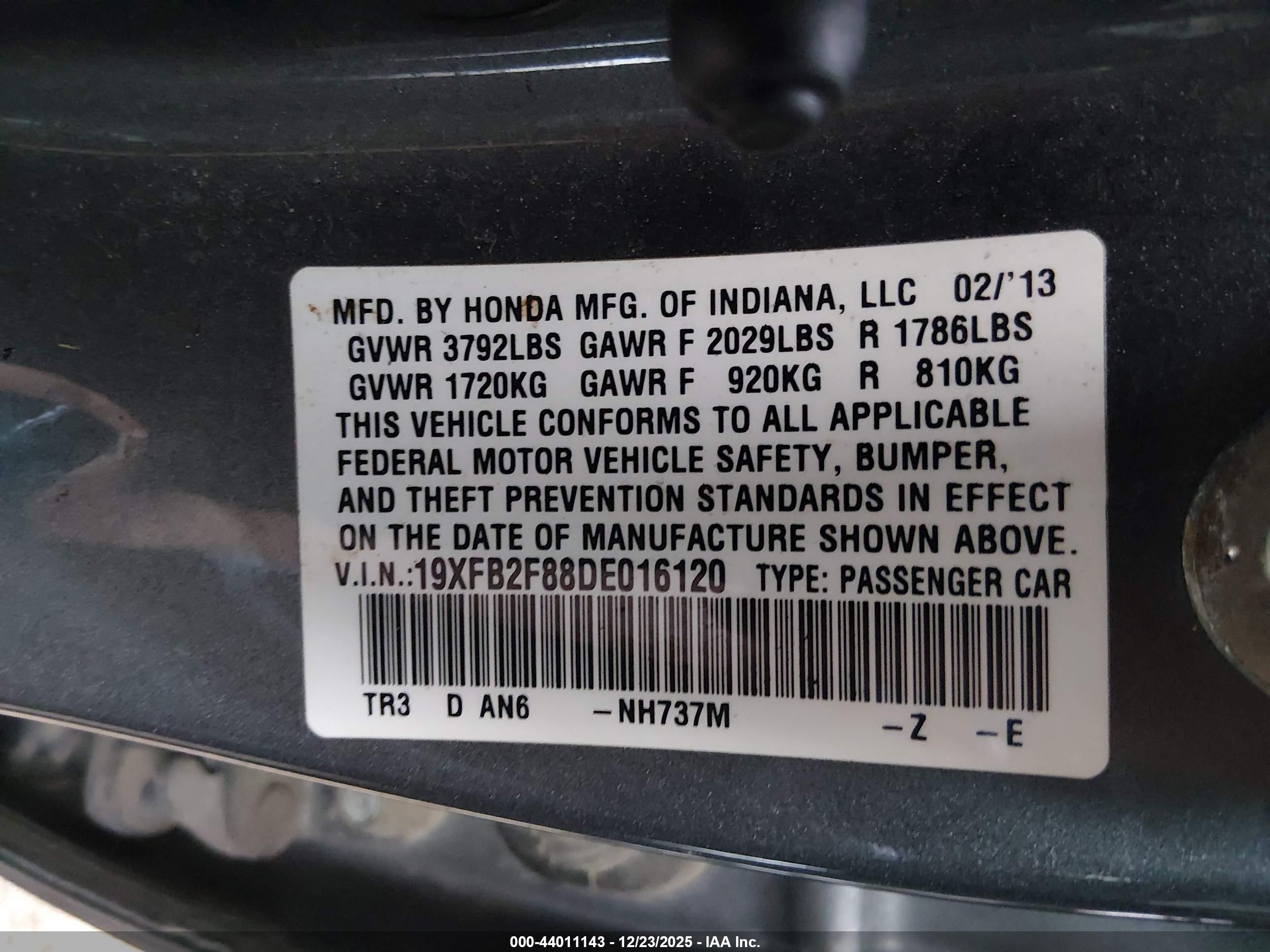 HONDA CIVIC image 9