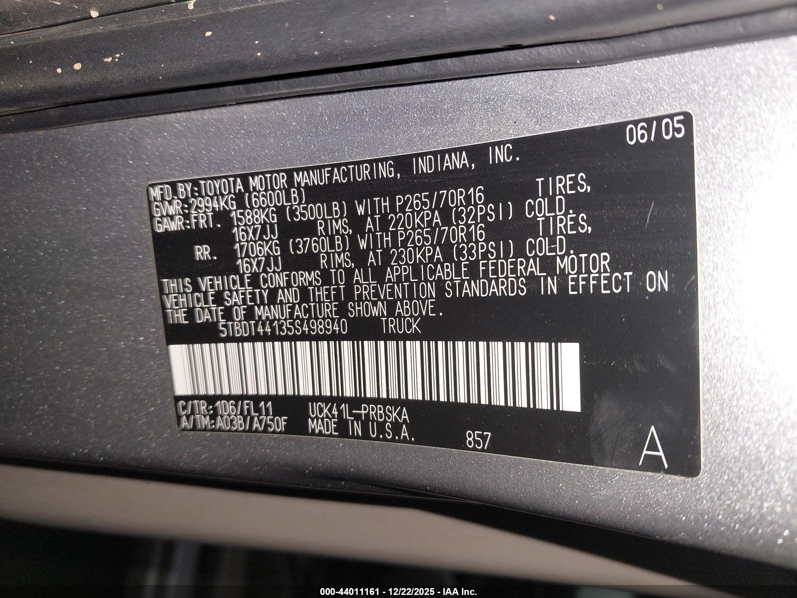 TOYOTA TUNDRA image 9