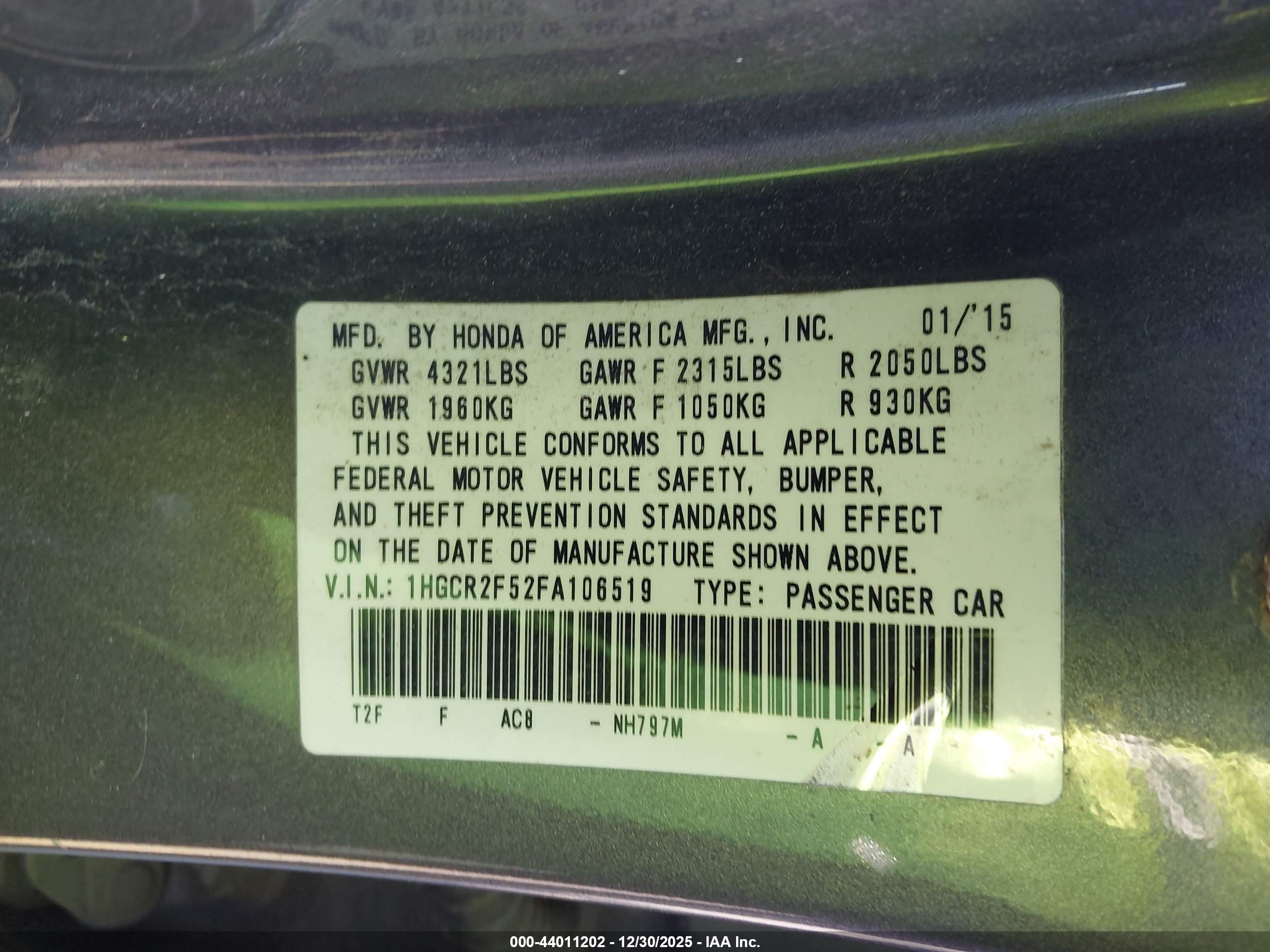 HONDA ACCORD image 9