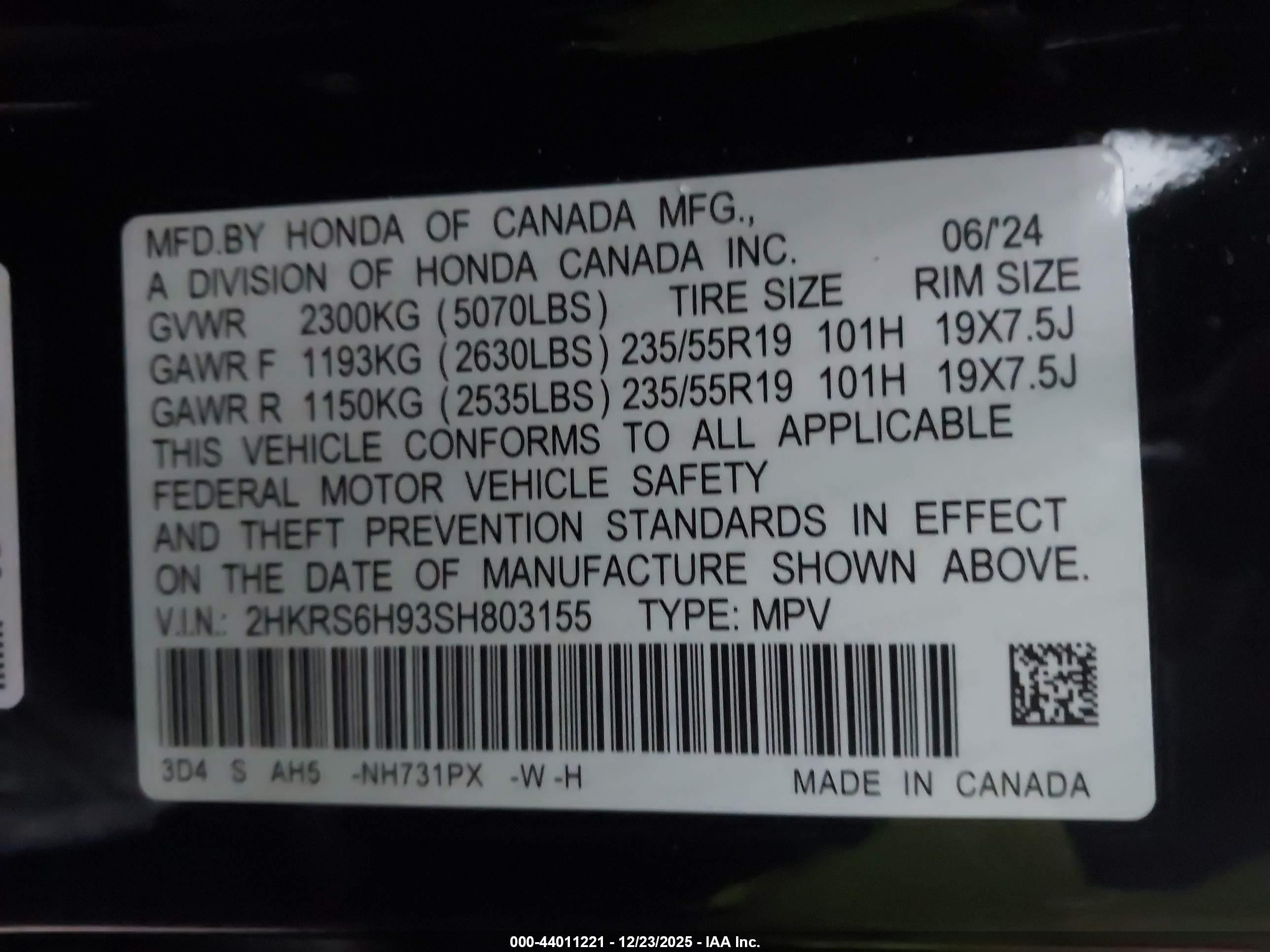 HONDA CR-V image 9