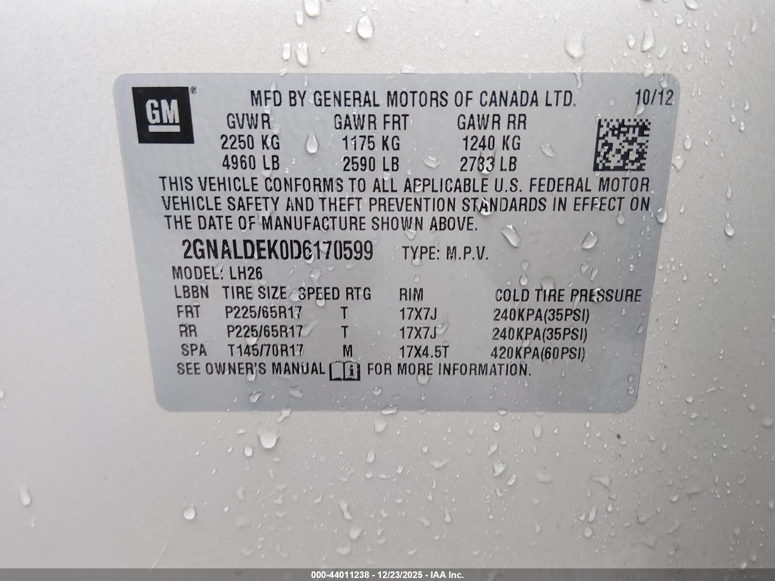CHEVROLET EQUINOX image 9