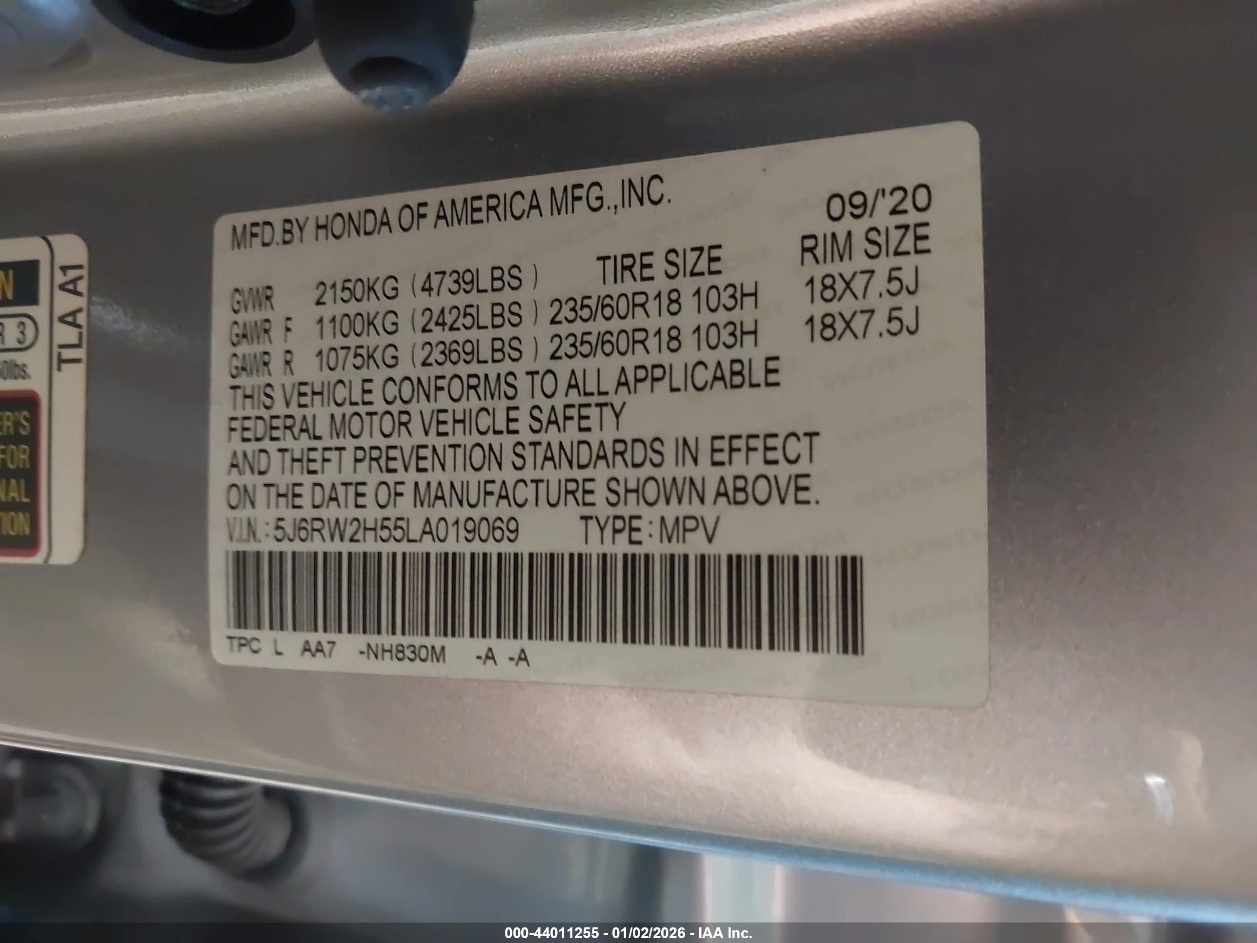 HONDA CR-V image 9