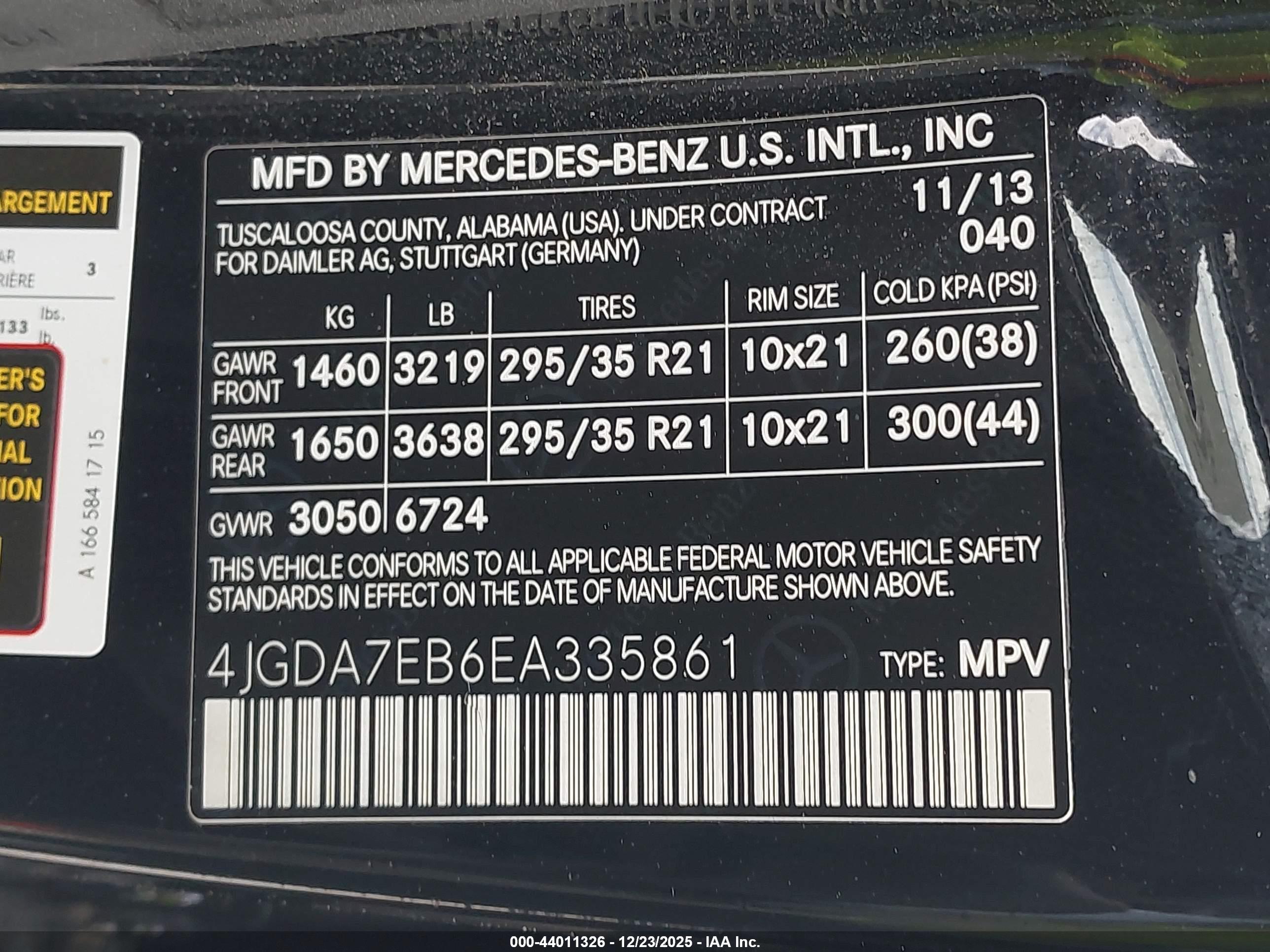 MERCEDES-BENZ ML image 9