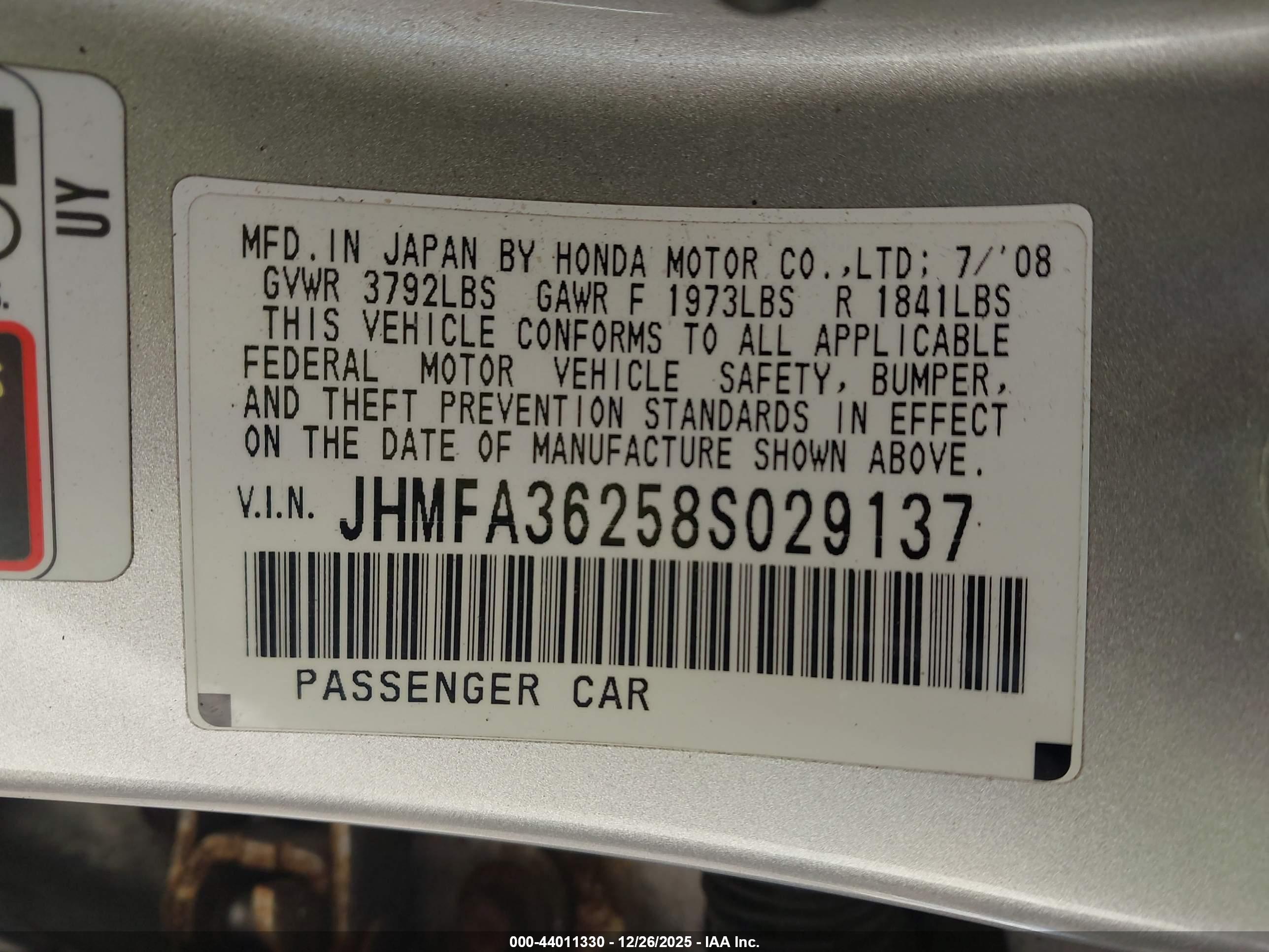 HONDA CIVIC image 9