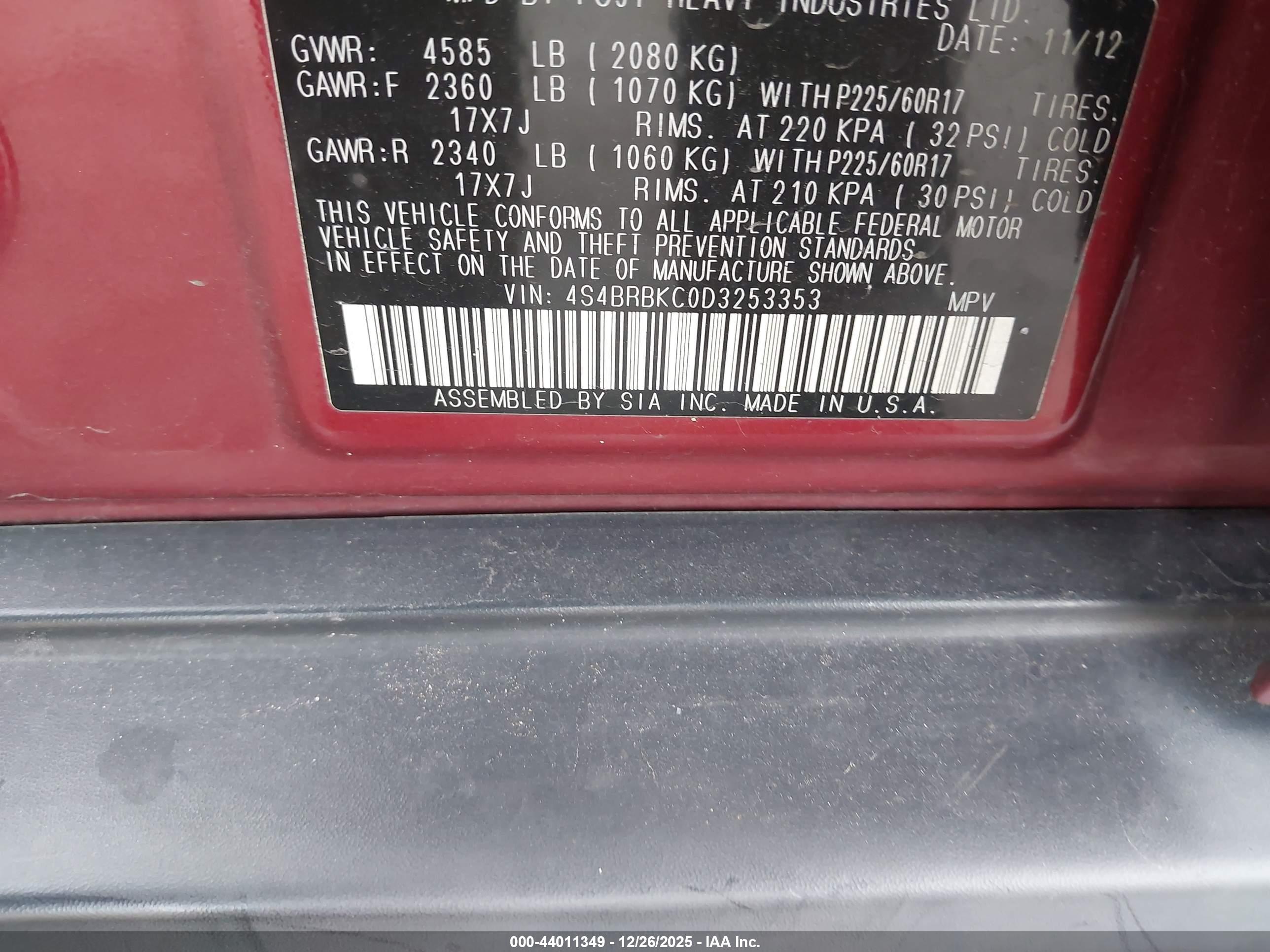 SUBARU OUTBACK image 9