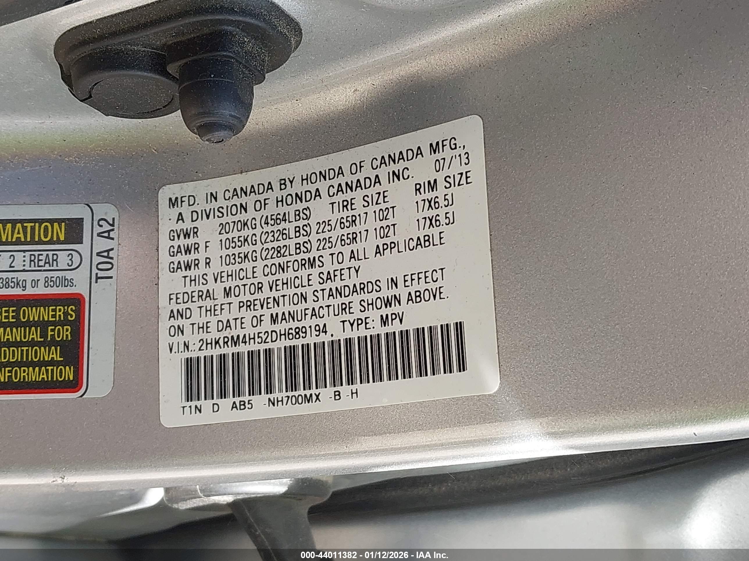 HONDA CR-V image 9